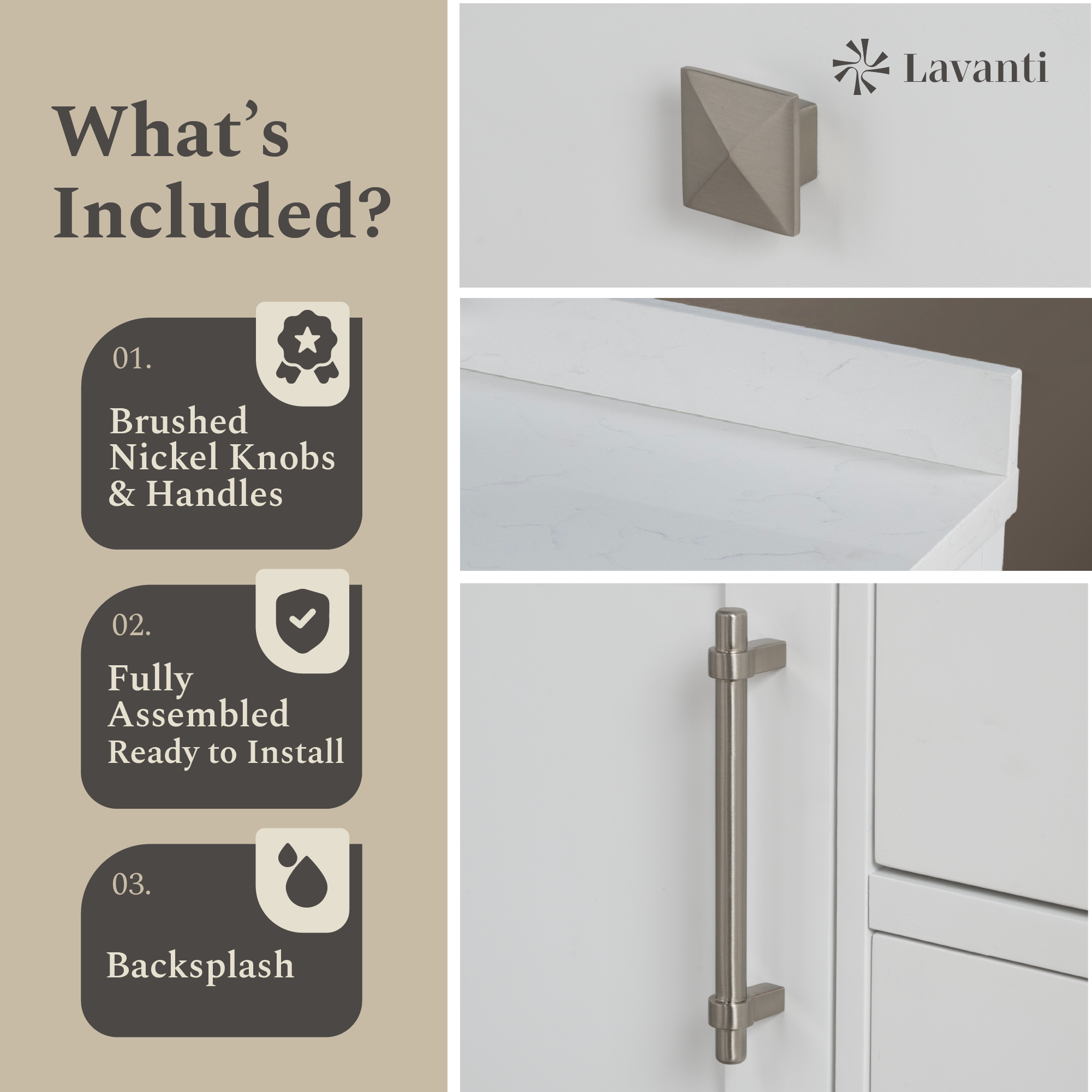 Lavanti Oakford - White 48"
