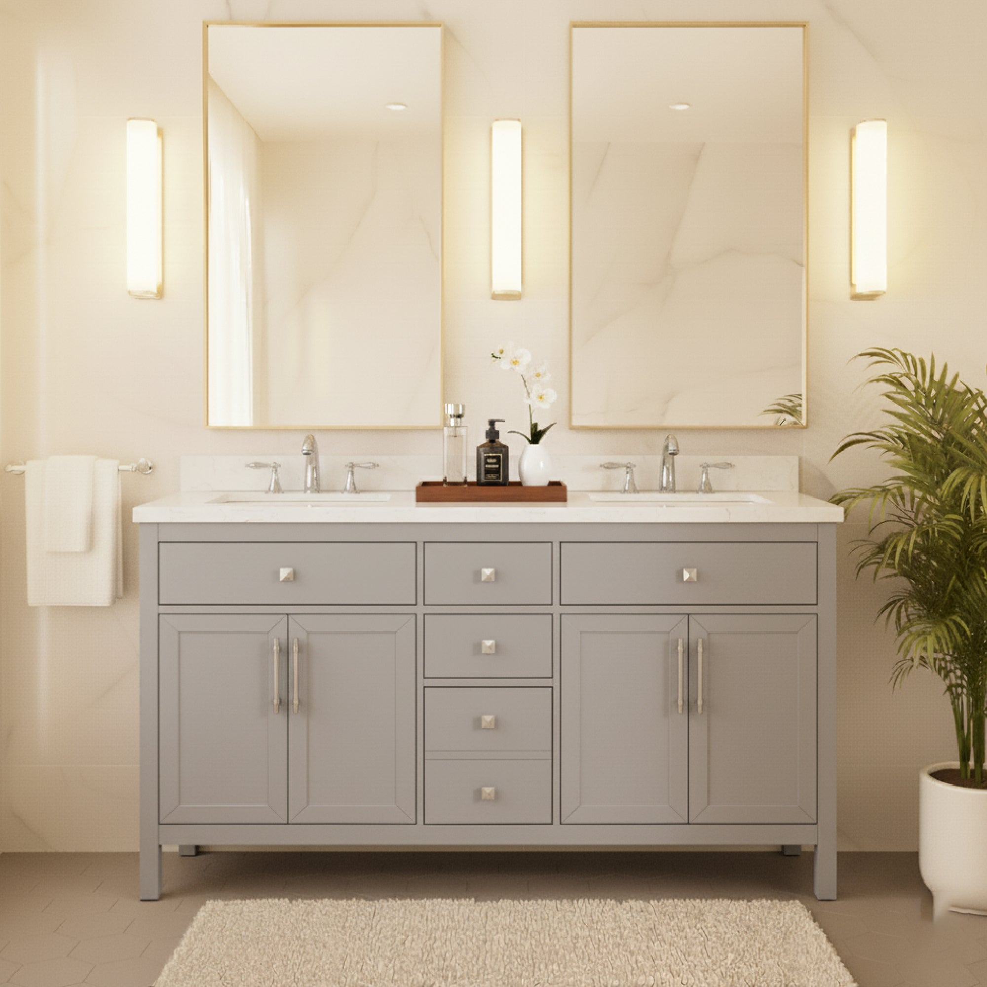 Lavanti Oakford - Gray 60"