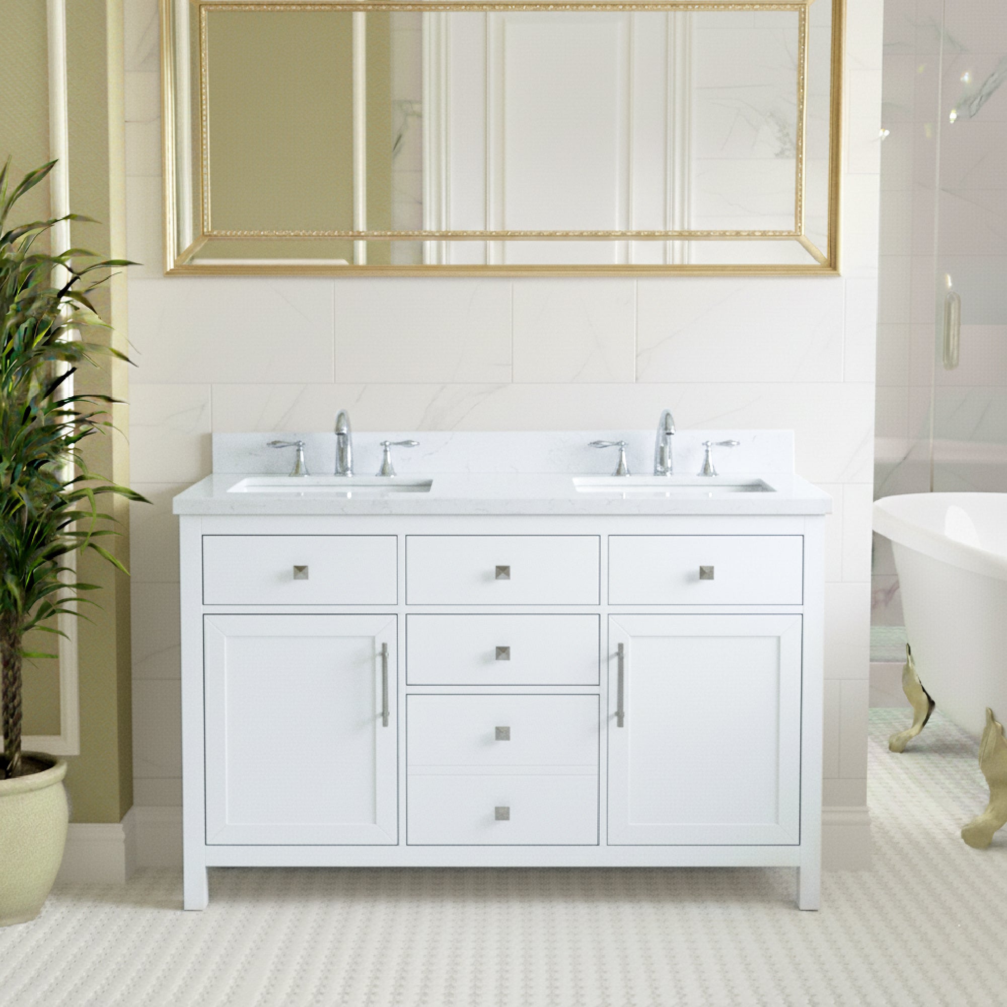 Lavanti Oakford - White 54"