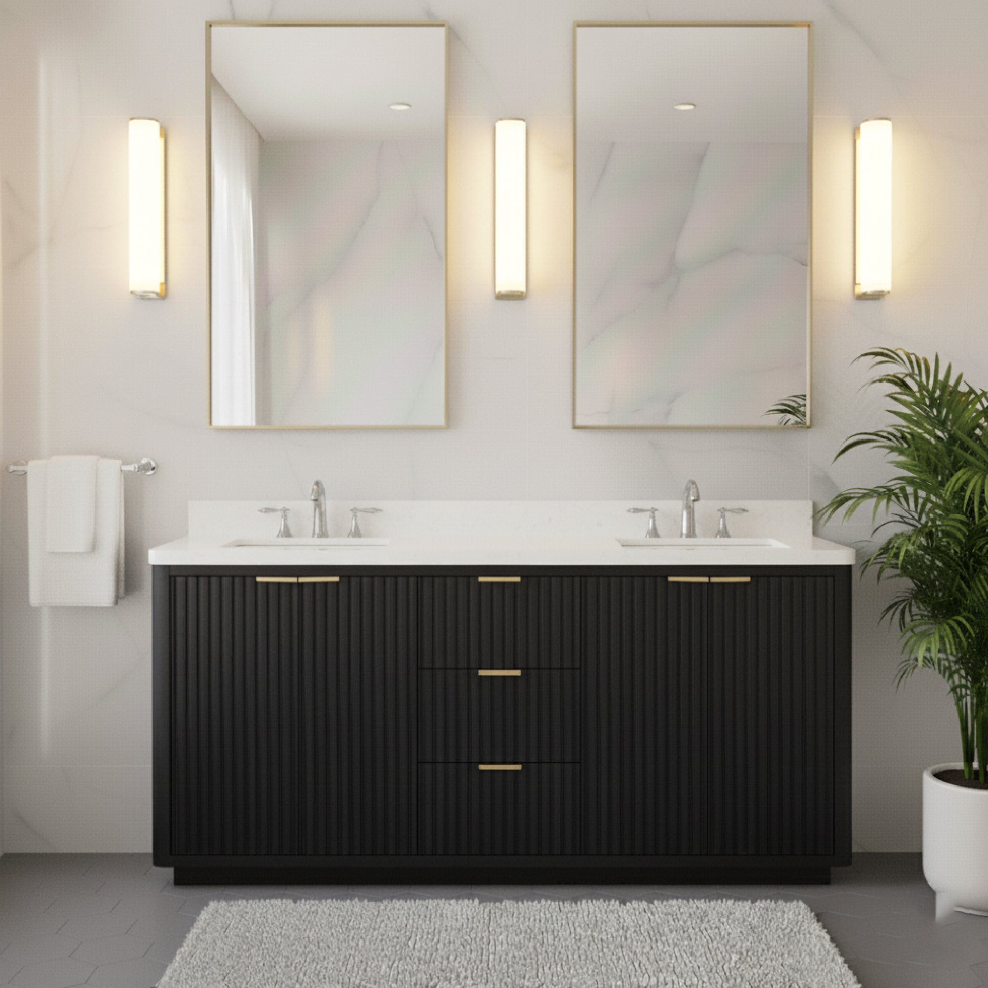 Lavanti Wooderna - Firwood Black 72"