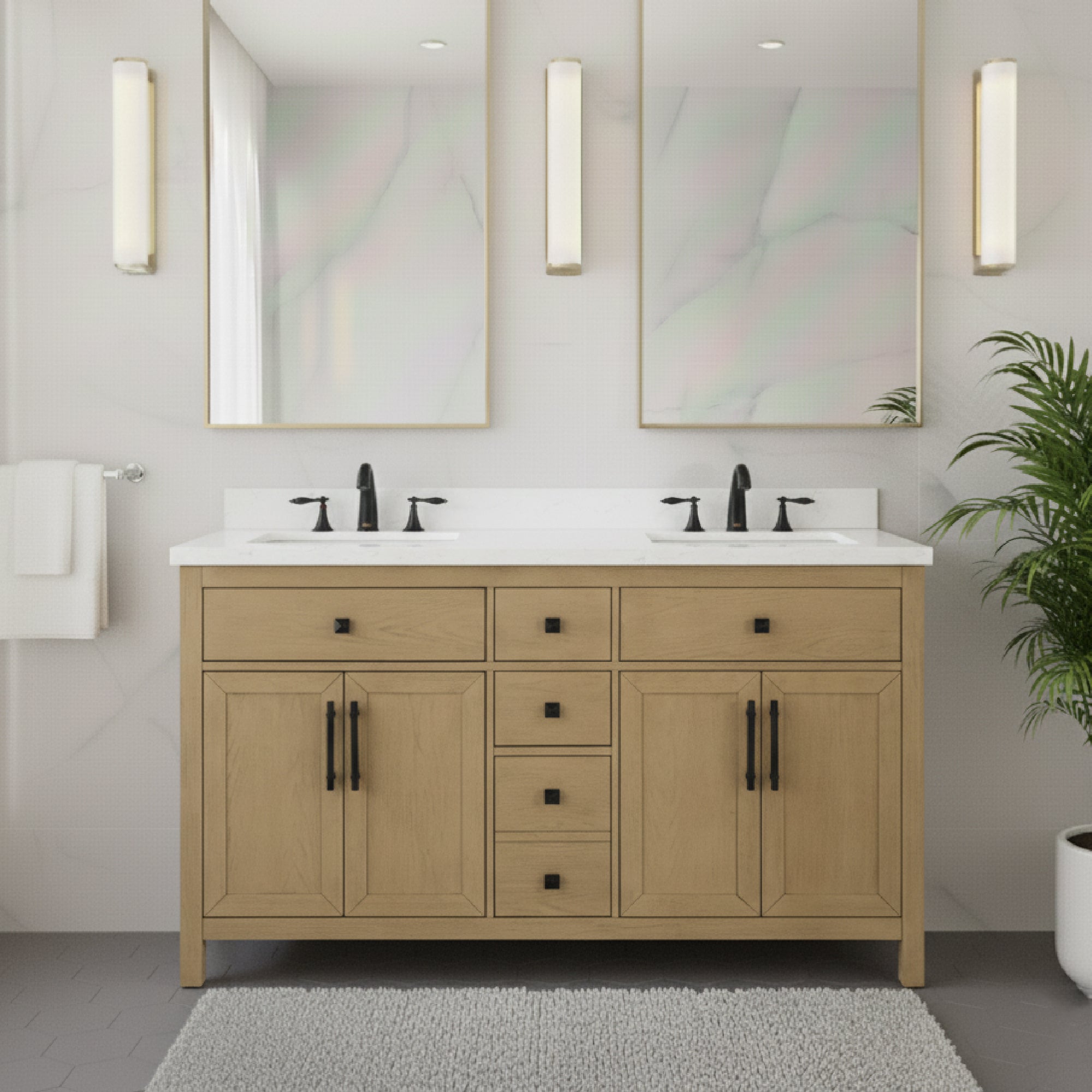 Lavanti Oakford - Oak 60"