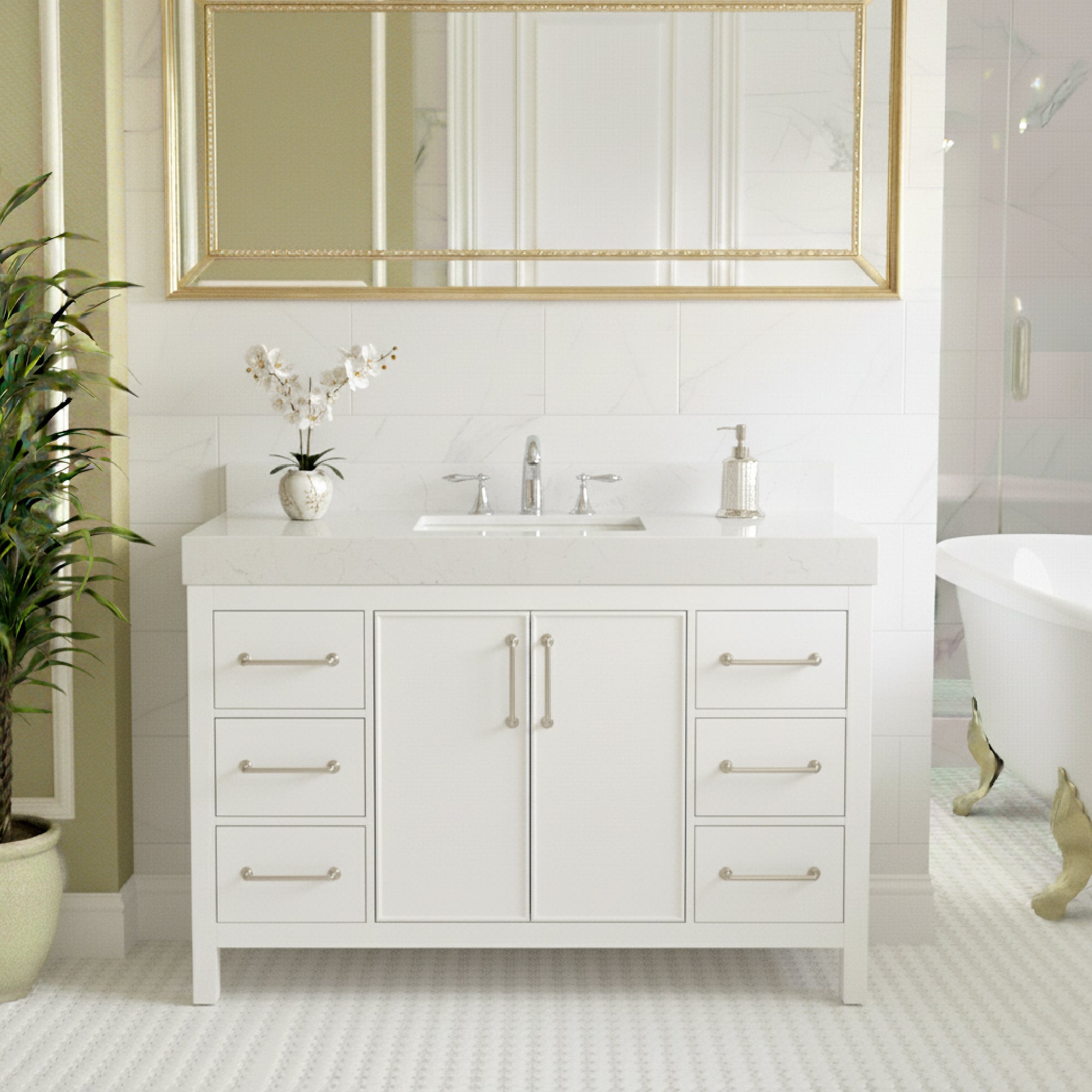 Lavanti Valvet - White 48"