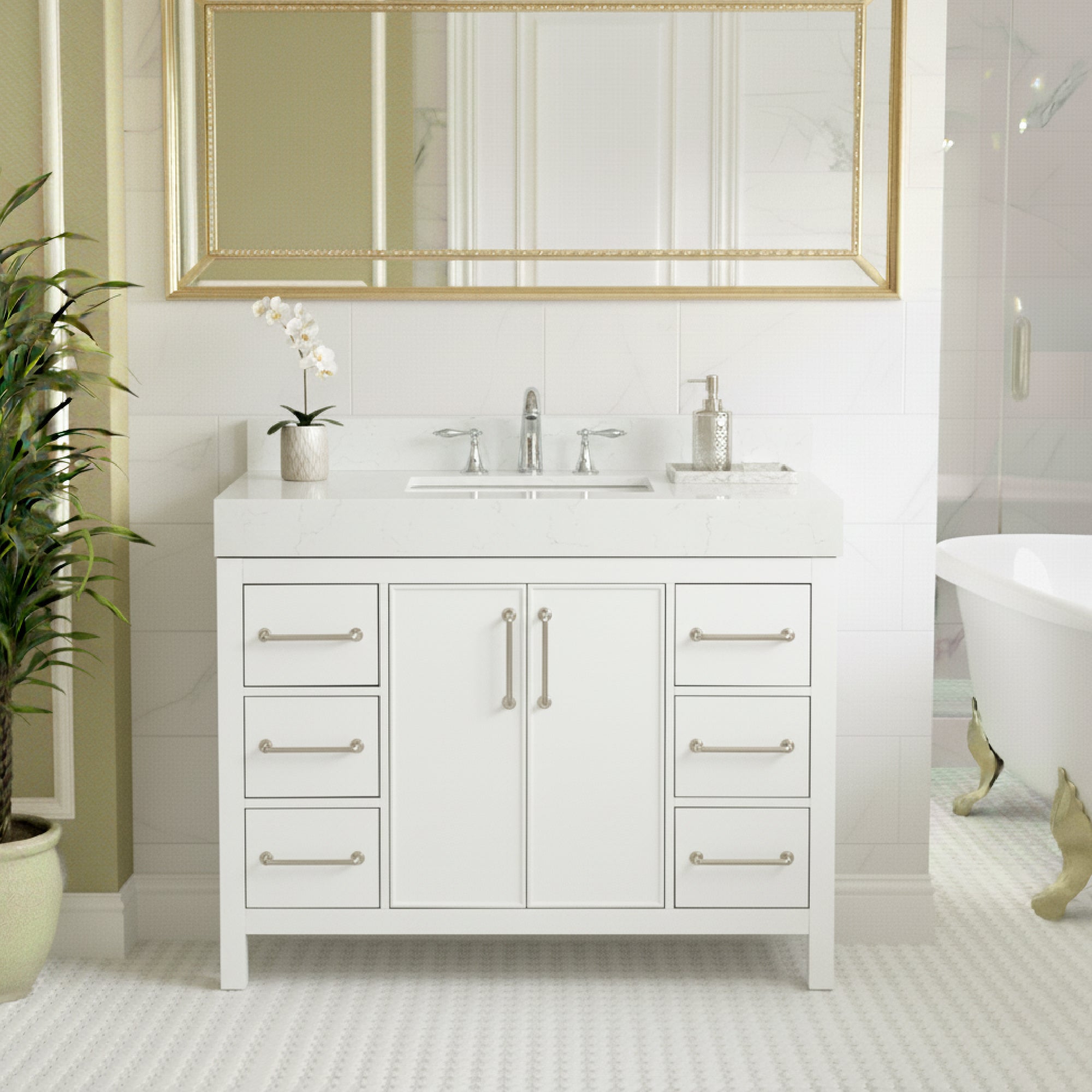 Lavanti Valvet - White 42"