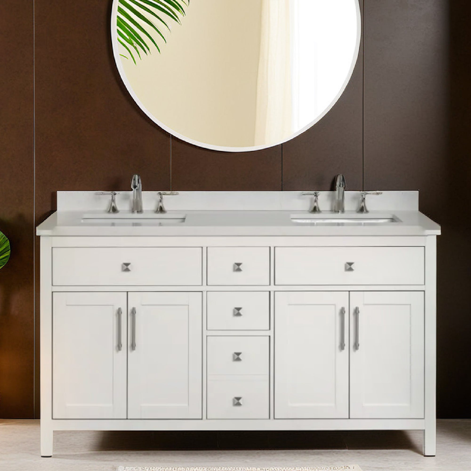 Lavanti Oakford - White 60"