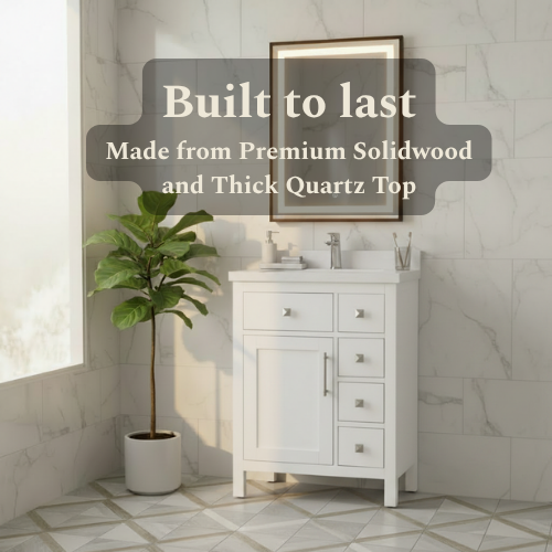 Lavanti Oakford - White 24"