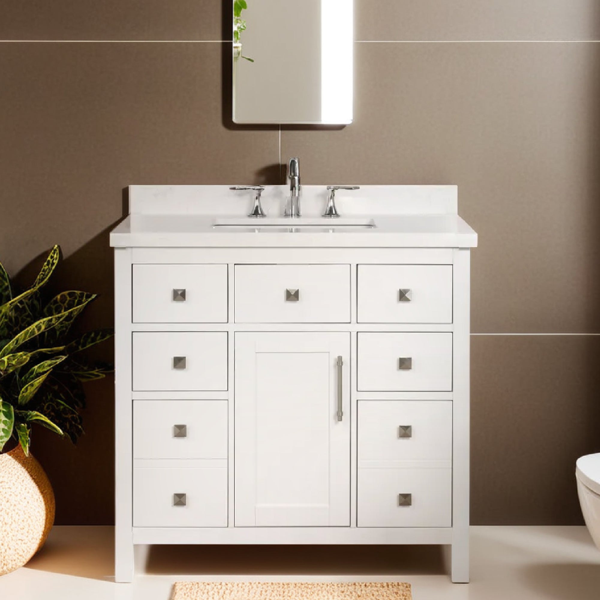 Lavanti Oakford - White 36"