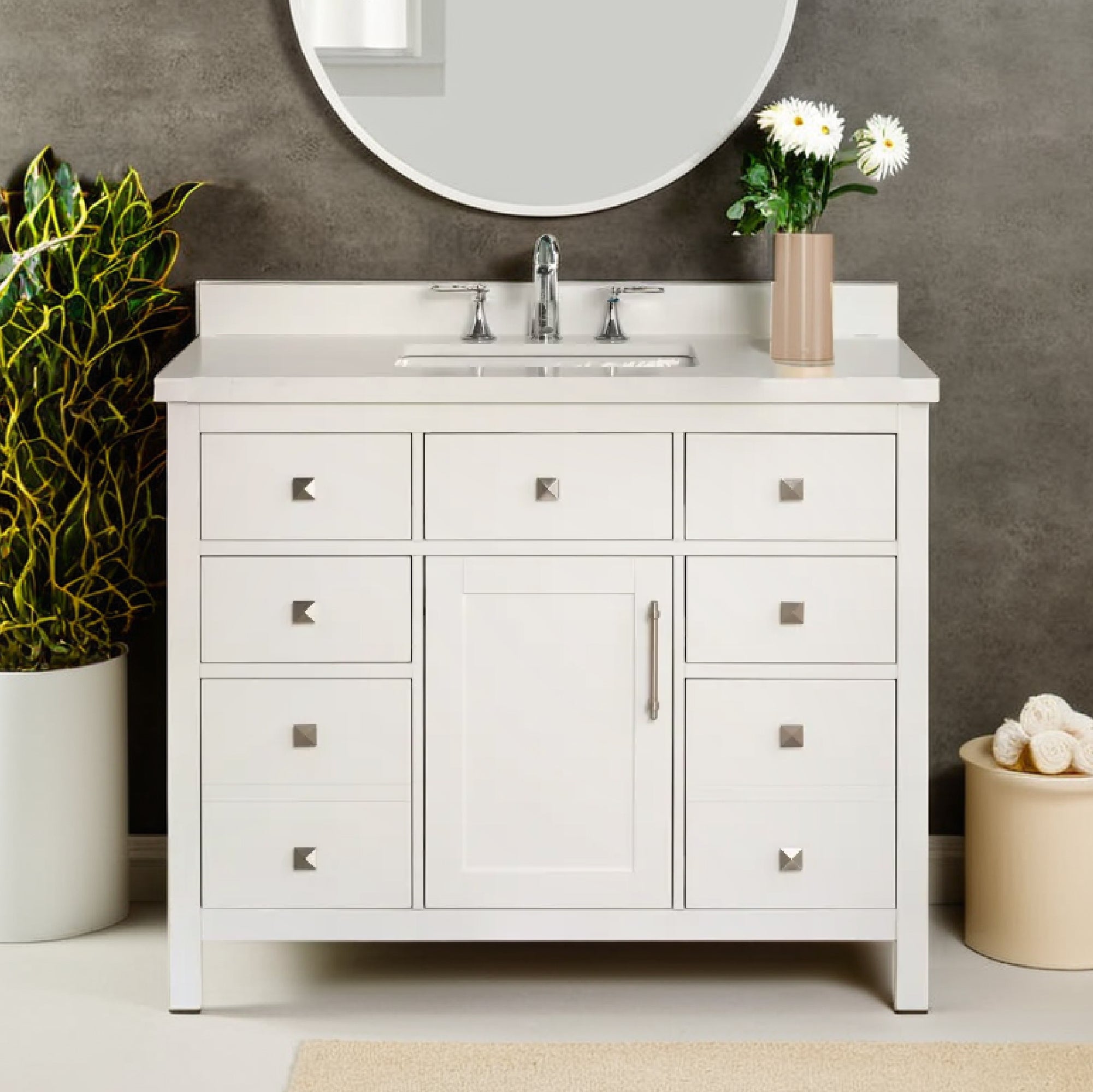 Lavanti Oakford - White 42"