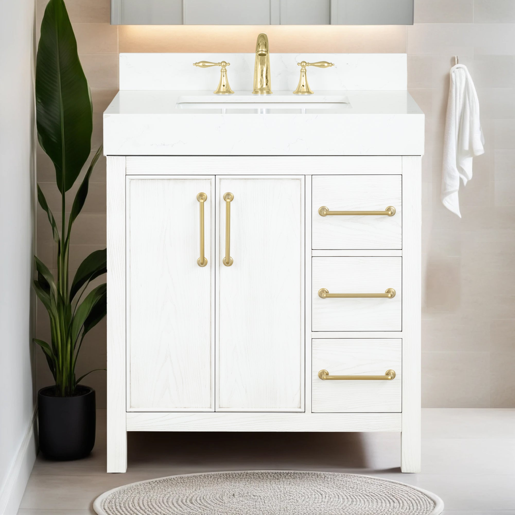 Lavanti Valvet - Firwood White 30"