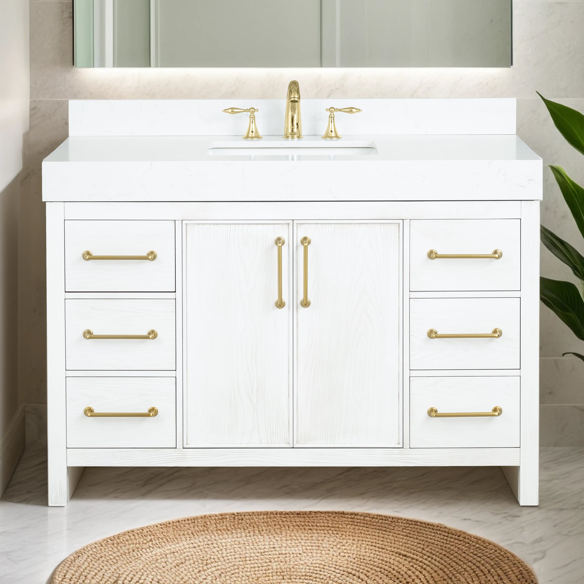 Lavanti Valvet - Firwood White 48"