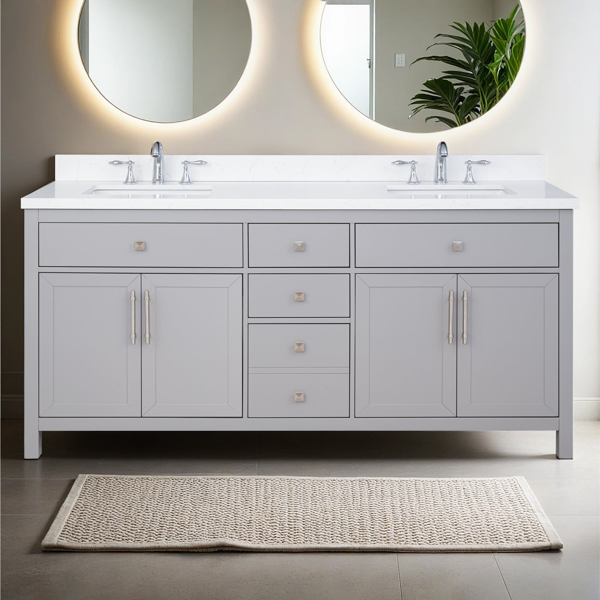 Lavanti Oakford - Gray 72"