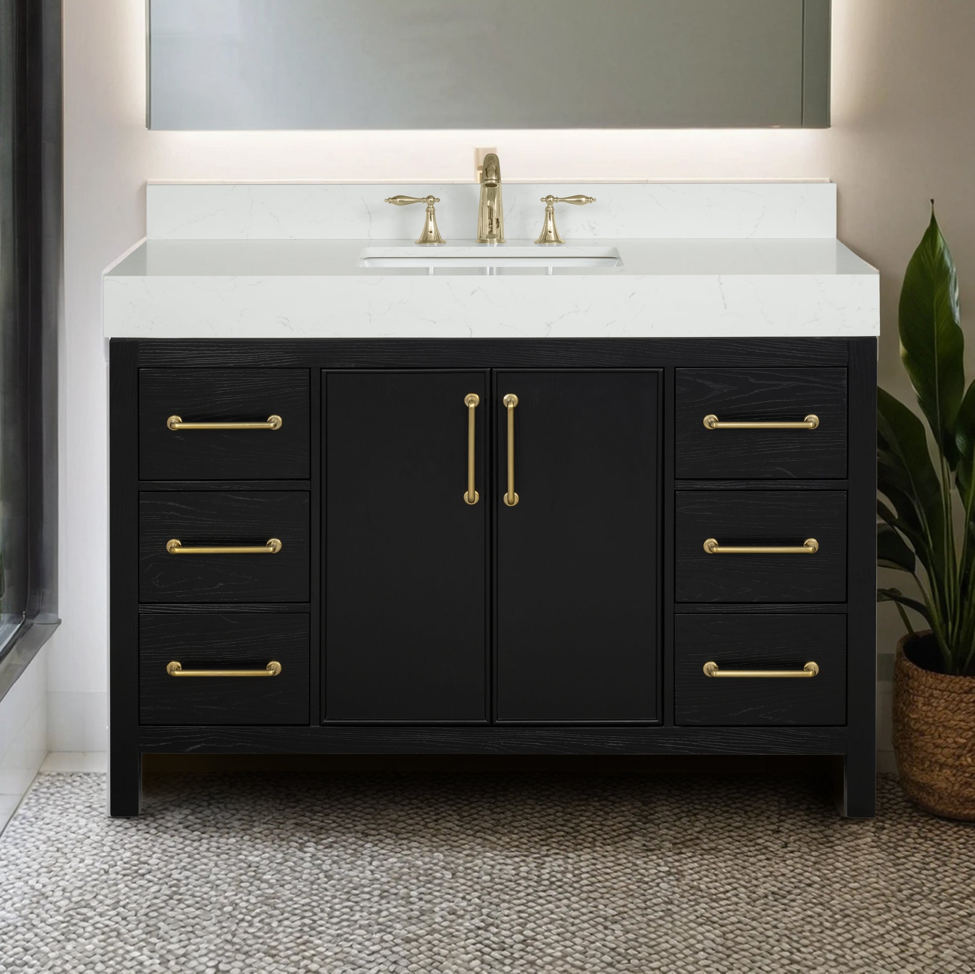 Lavanti Valvet - Firwood Black 48"