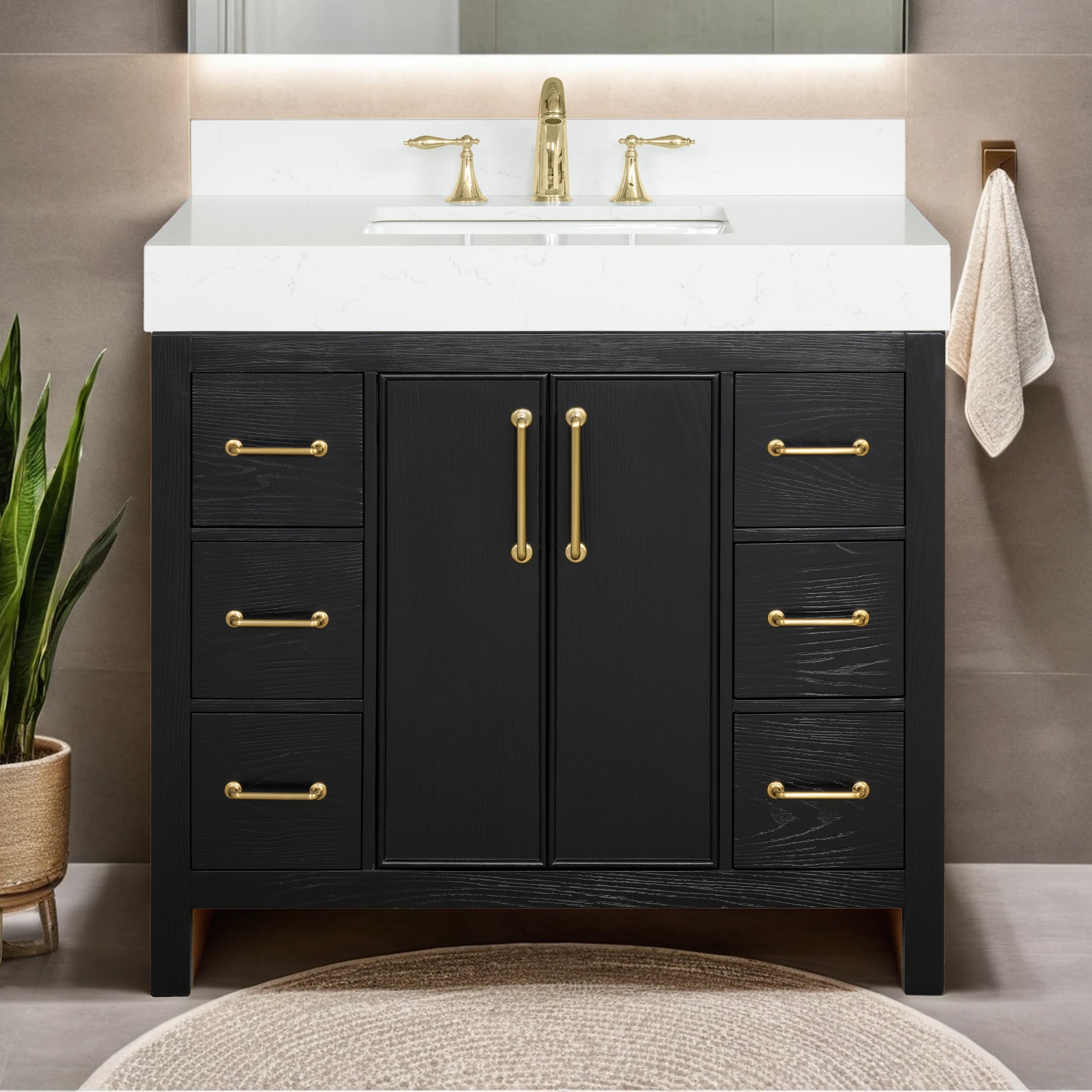 Lavanti Valvet - Firwood Black 36"