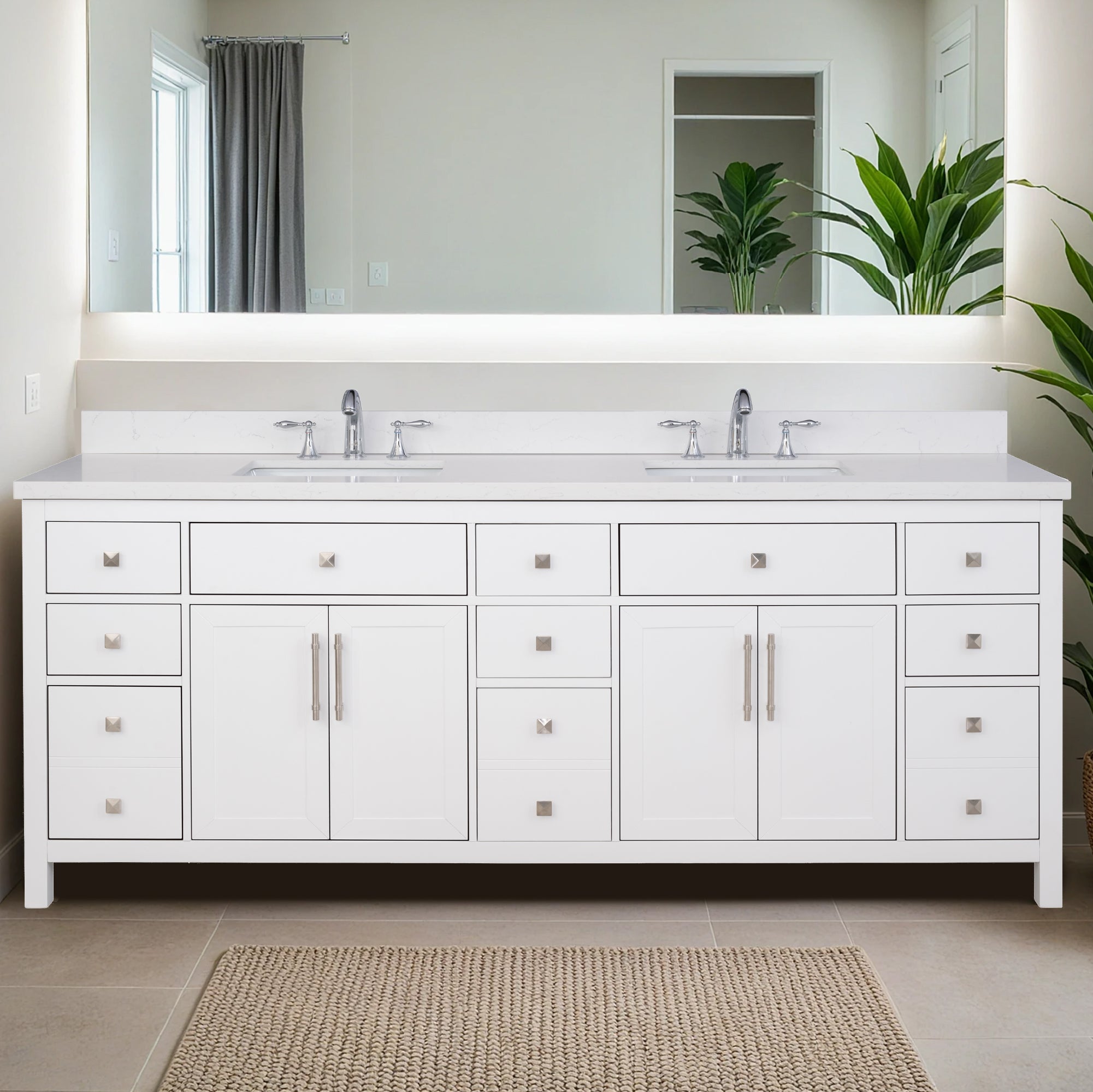 Lavanti Oakford - White 84"
