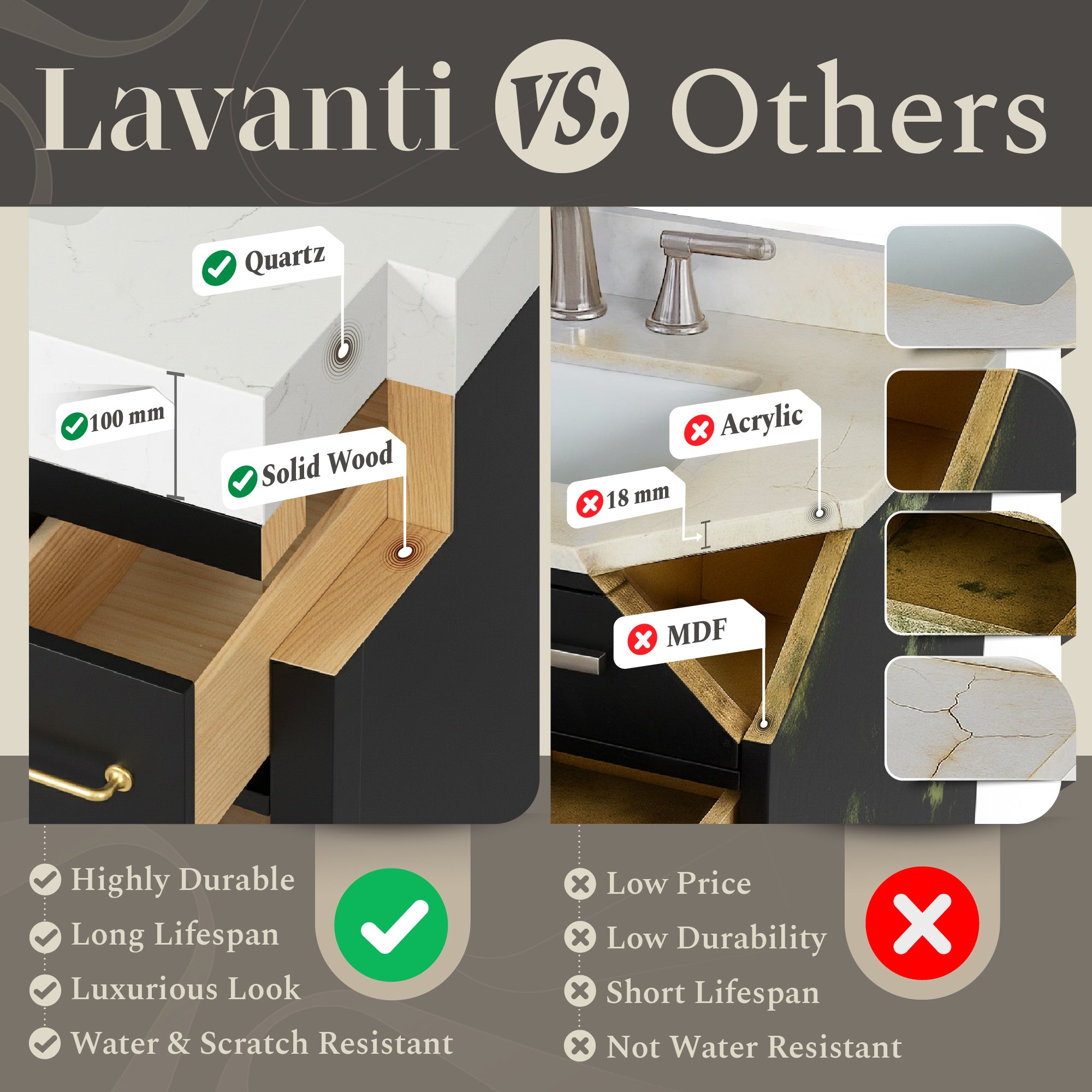 Lavanti Valvet - Firwood Black 24"