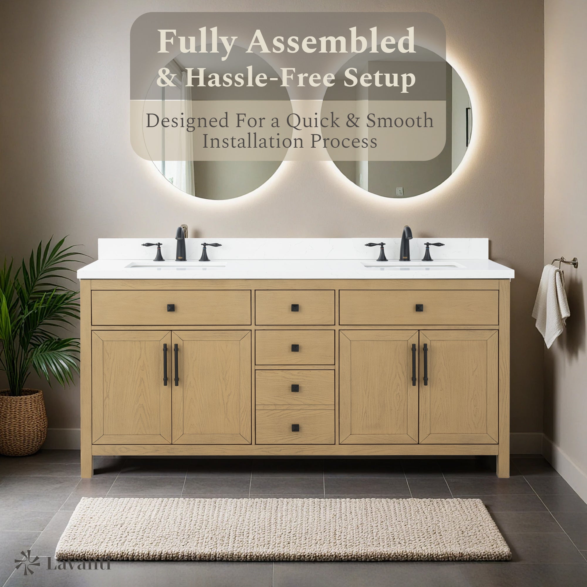Lavanti Oakford - Oak 72"