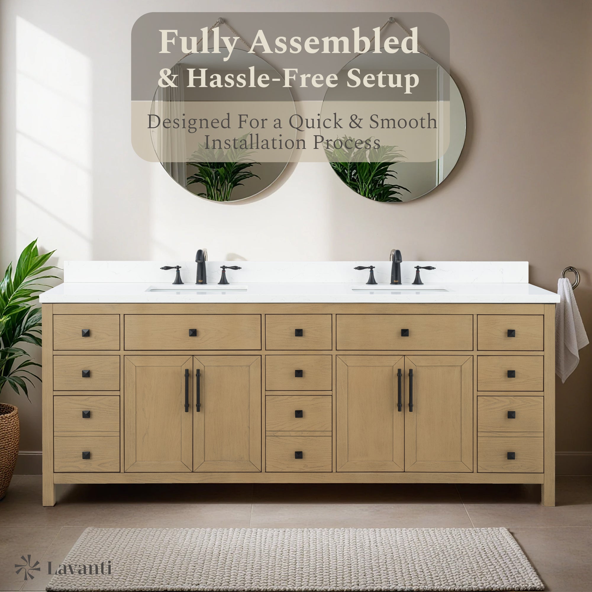 Lavanti Oakford - Oak 84"