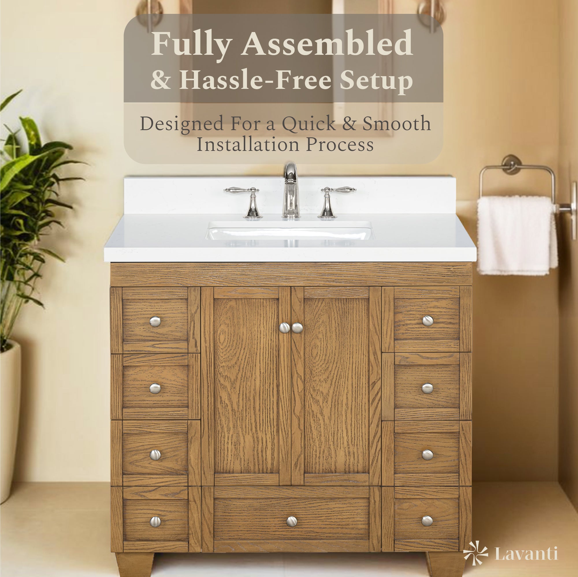 Lavanti Depos - Gray Oak 36"