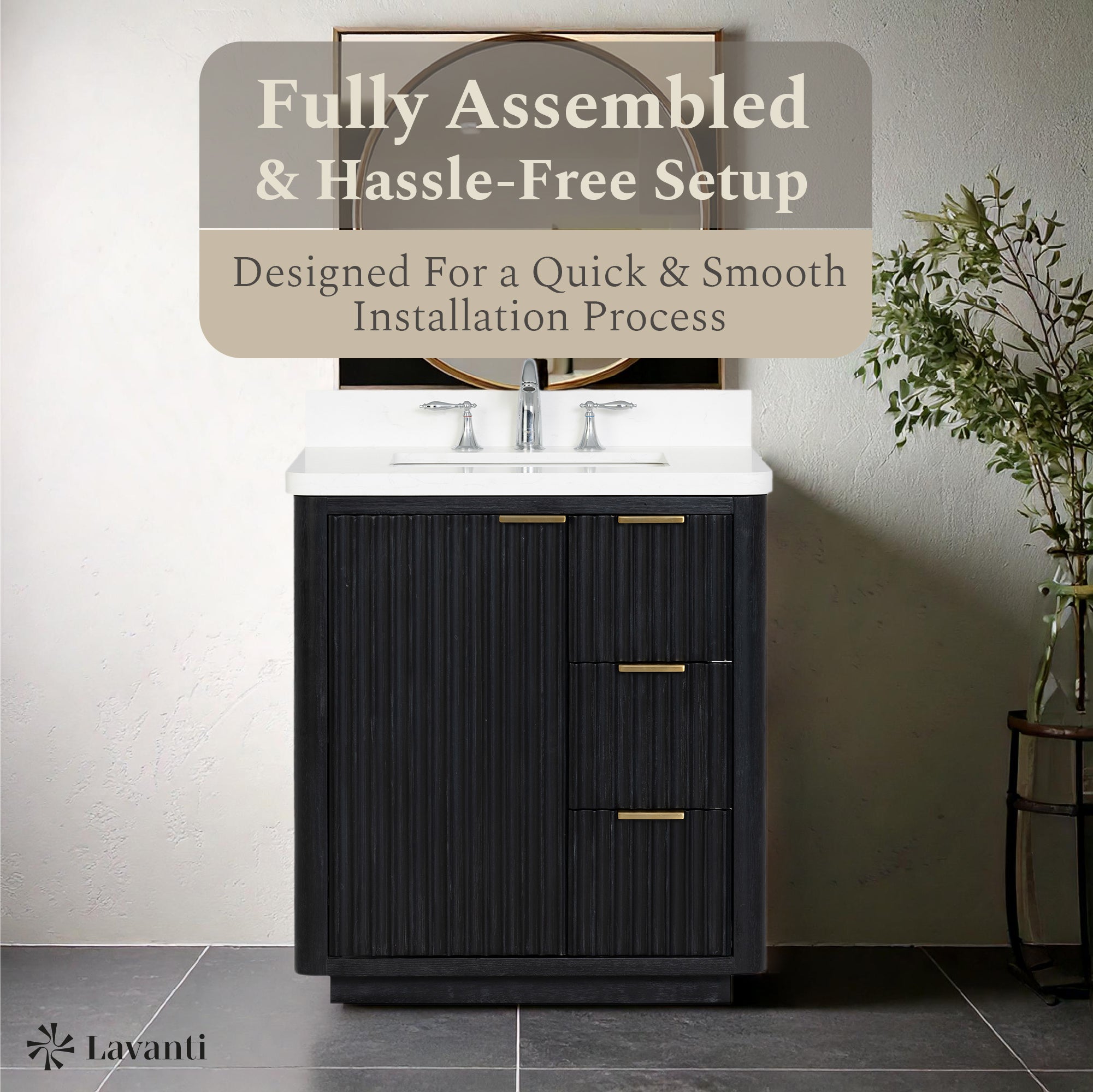 Lavanti Wooderna - Firwood Black 30"