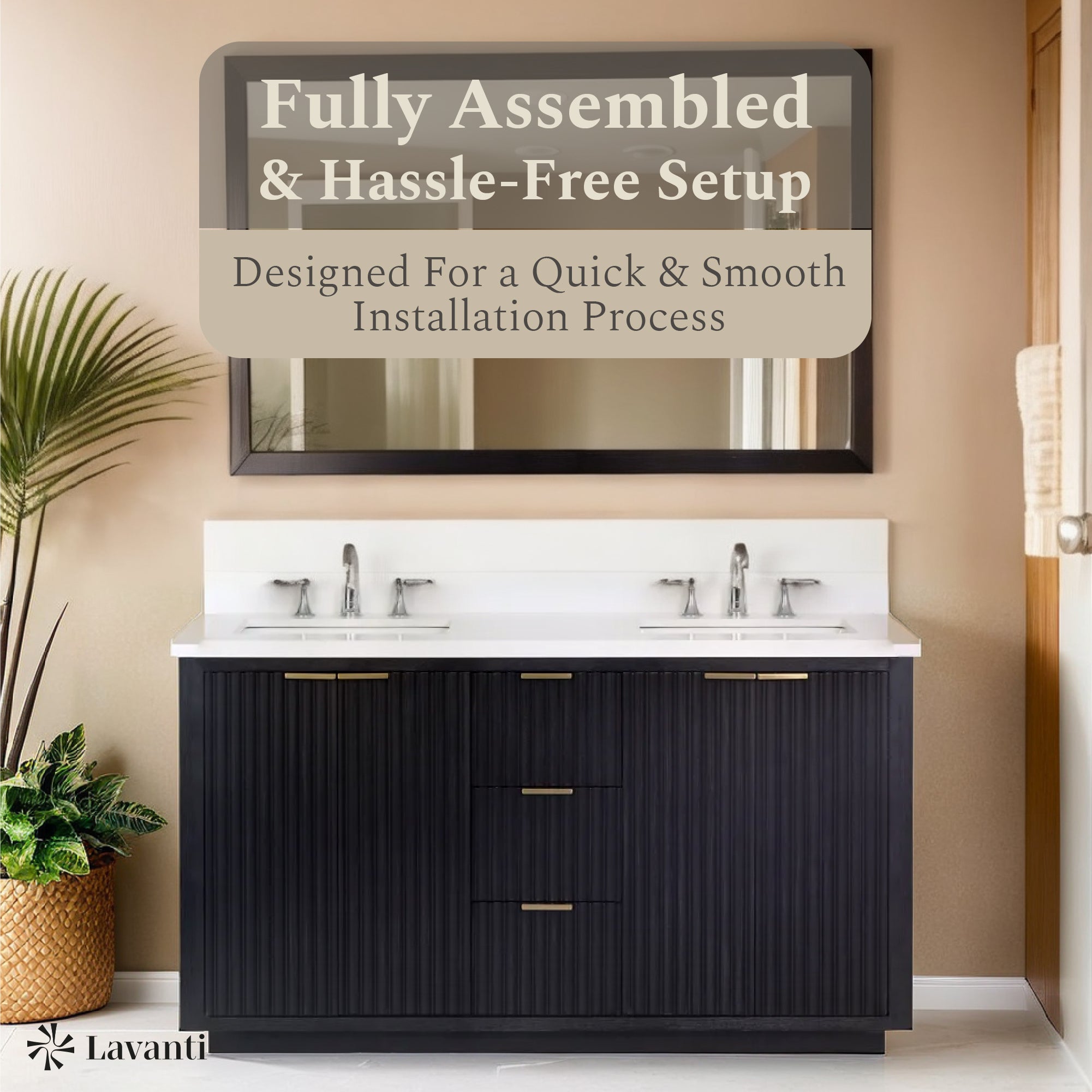 Lavanti Wooderna - Firwood Black 60"