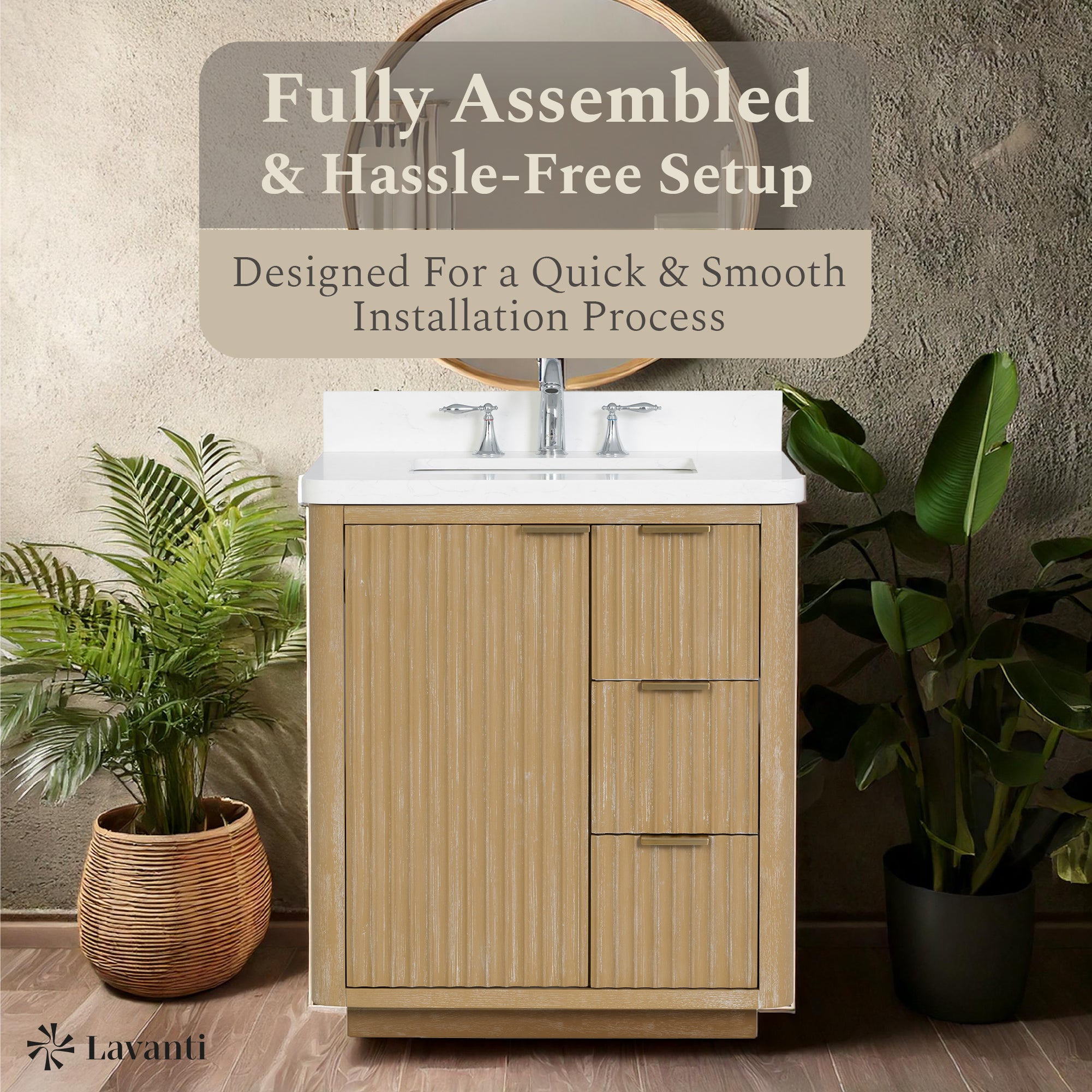 Lavanti Wooderna - Firwood Oak 30"