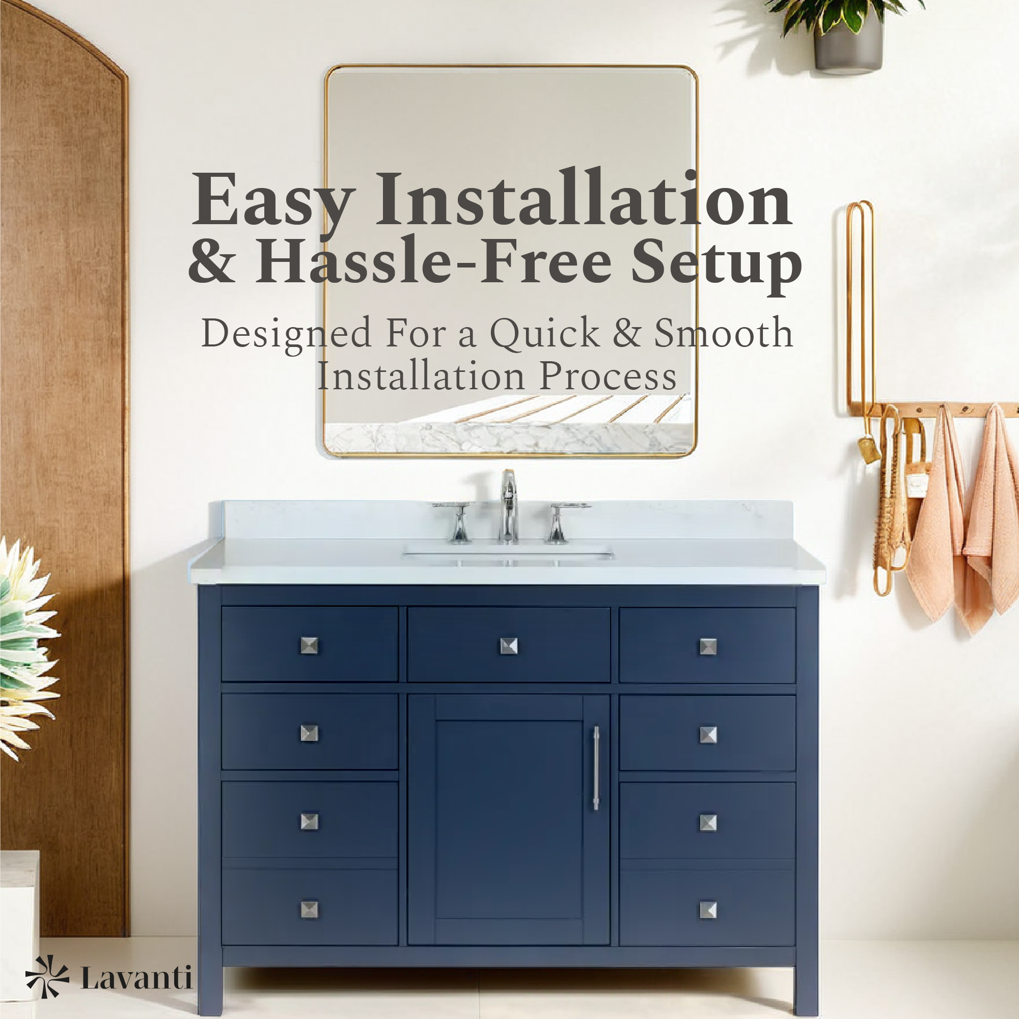 Lavanti Oakford - Navy Blue 48"