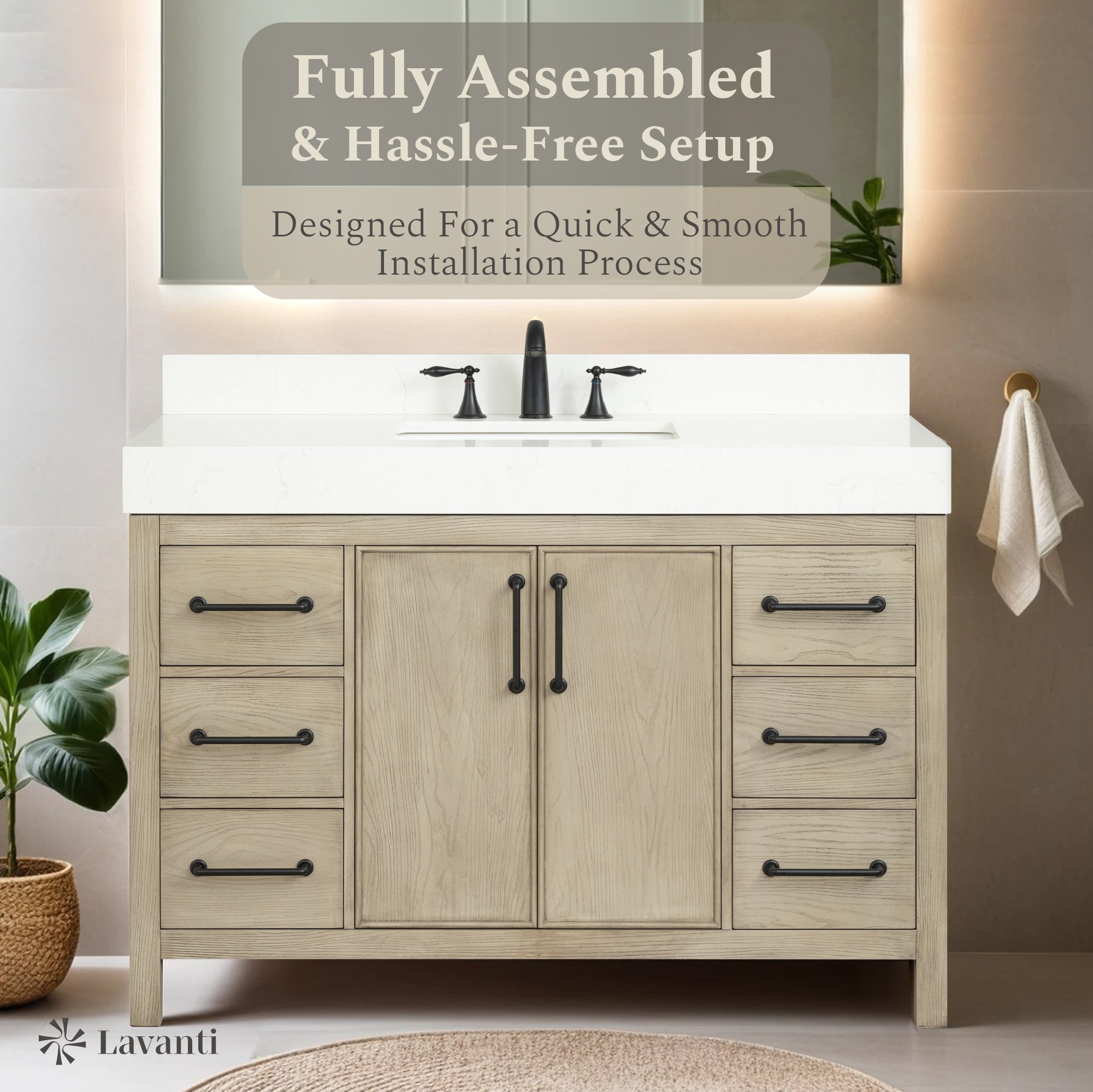 Lavanti Valvet - Firwood Gray 48"