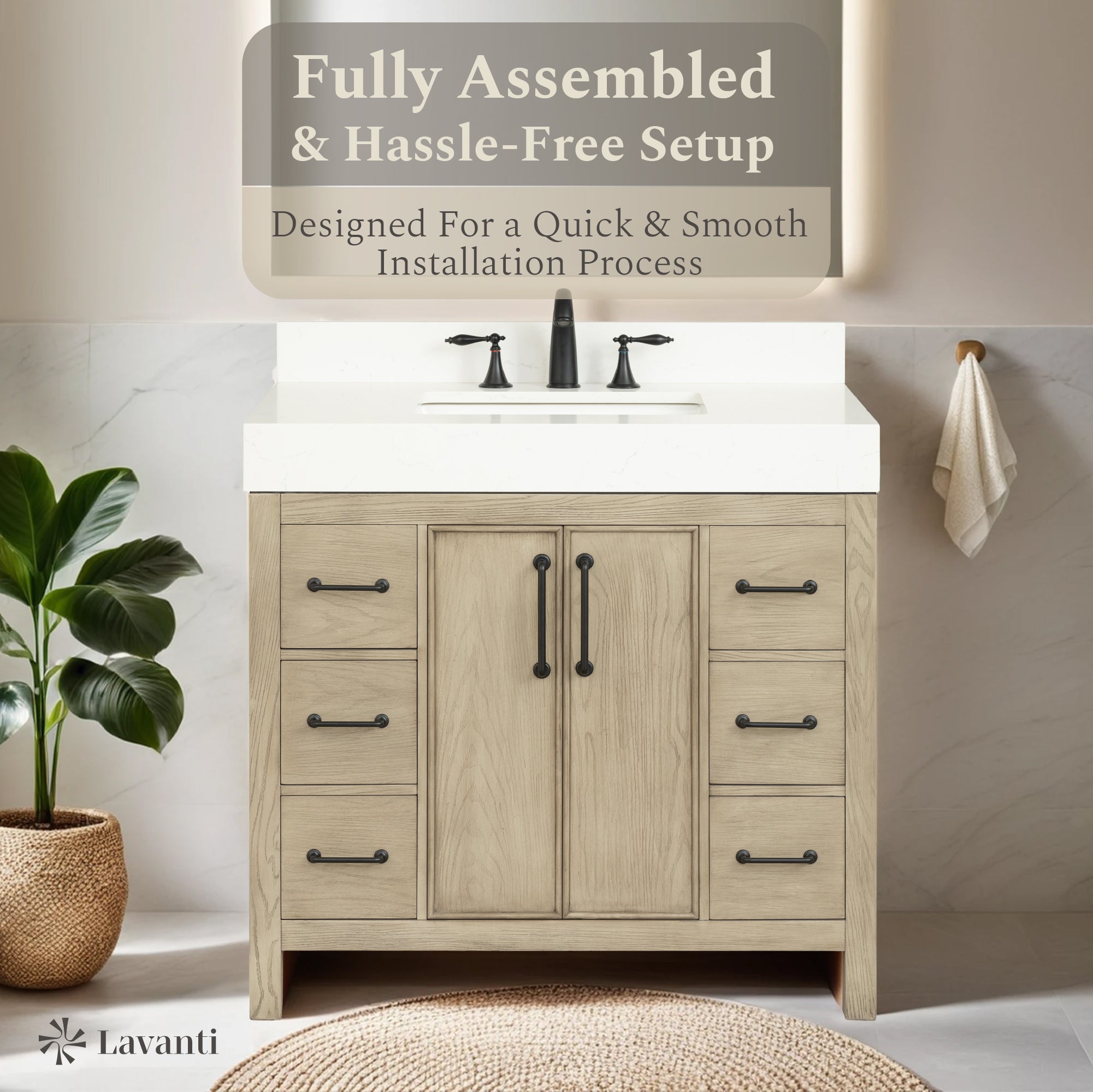 Lavanti Valvet - Firwood Gray 36"