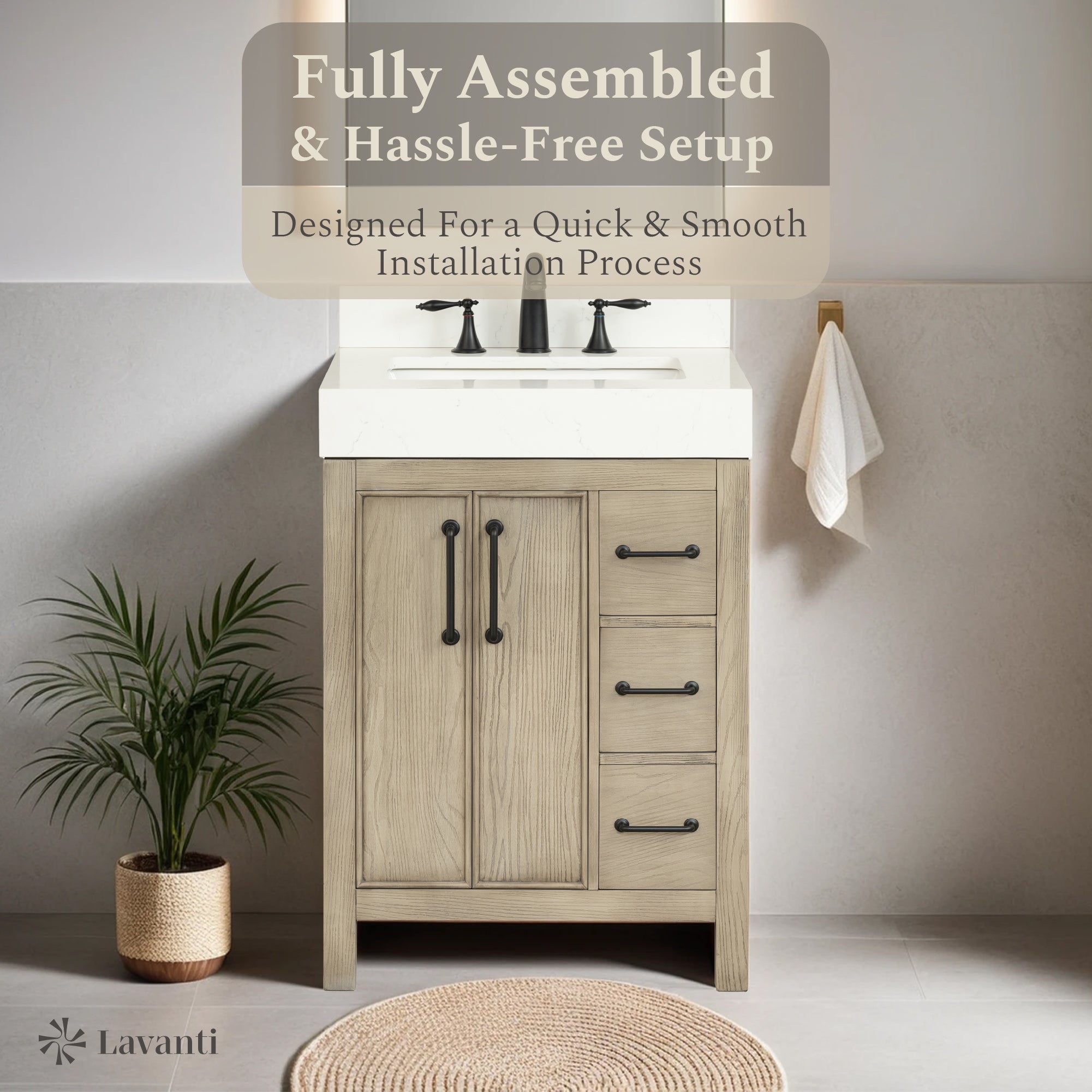 Lavanti Valvet - Firwood Gray 24"