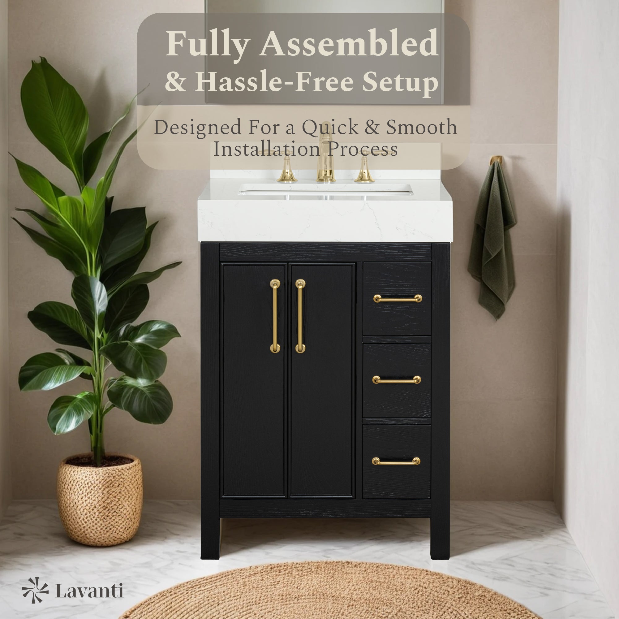 Lavanti Valvet - Firwood Black 24"