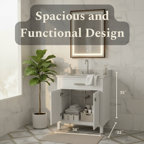 Lavanti Golden - White 30"