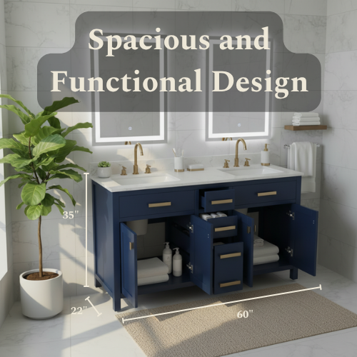 Lavanti Golden - Navy Blue 60"