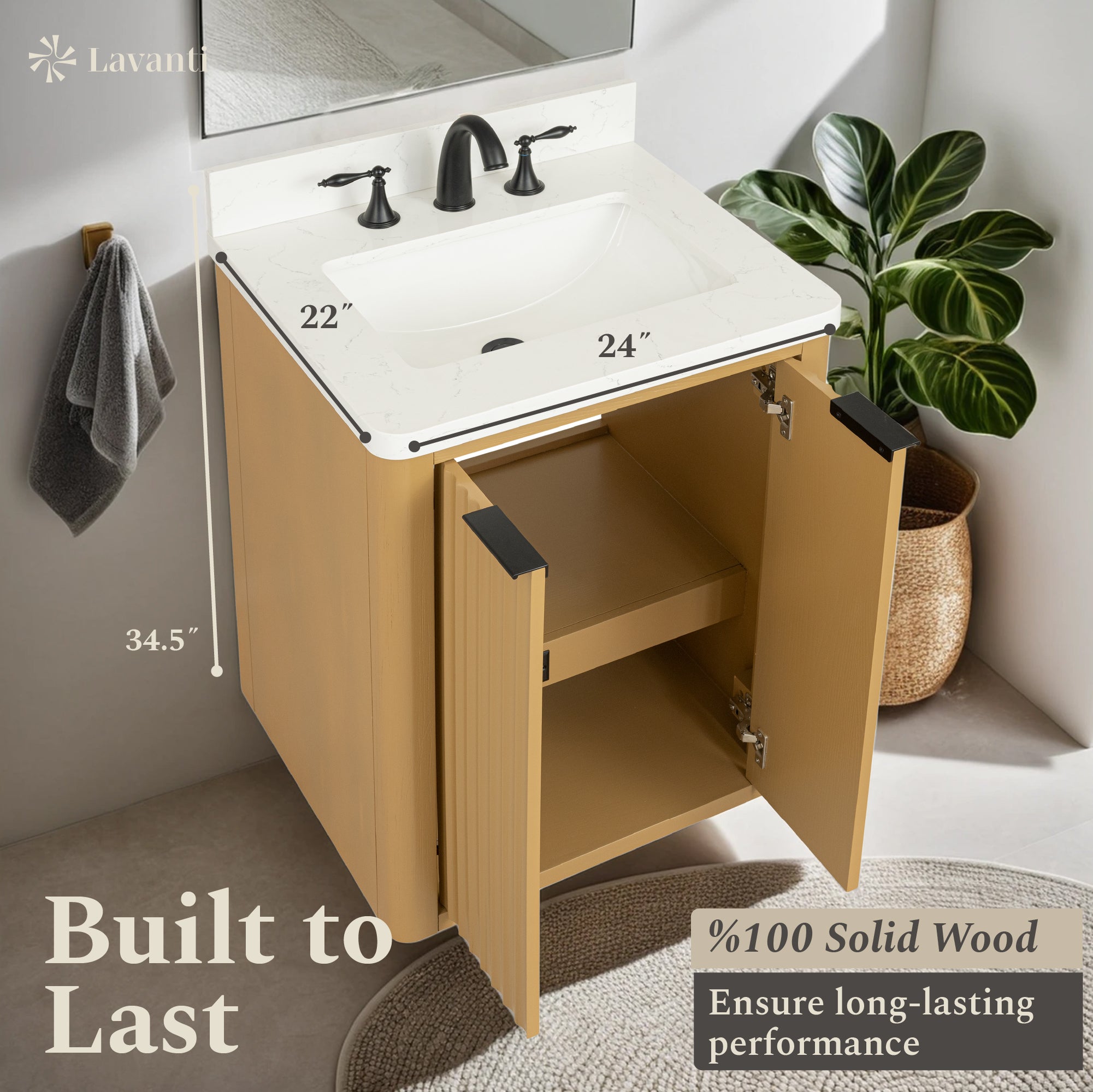 Lavanti Wooderna - Oak 24"