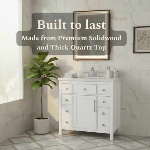 Lavanti Oakford - White 36x18"