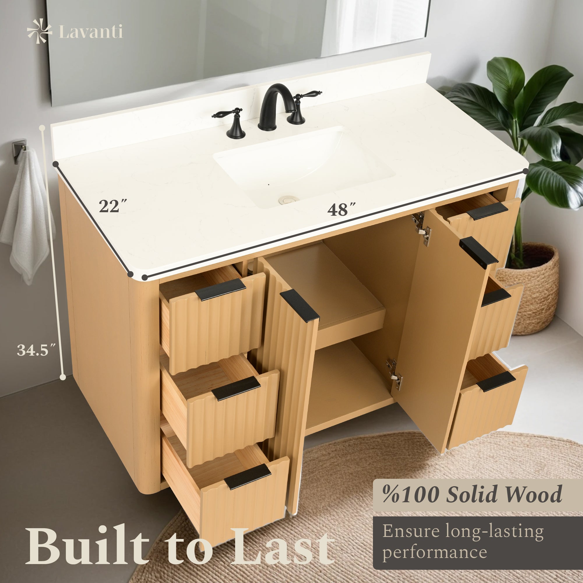 Lavanti Wooderna - Oak 48"