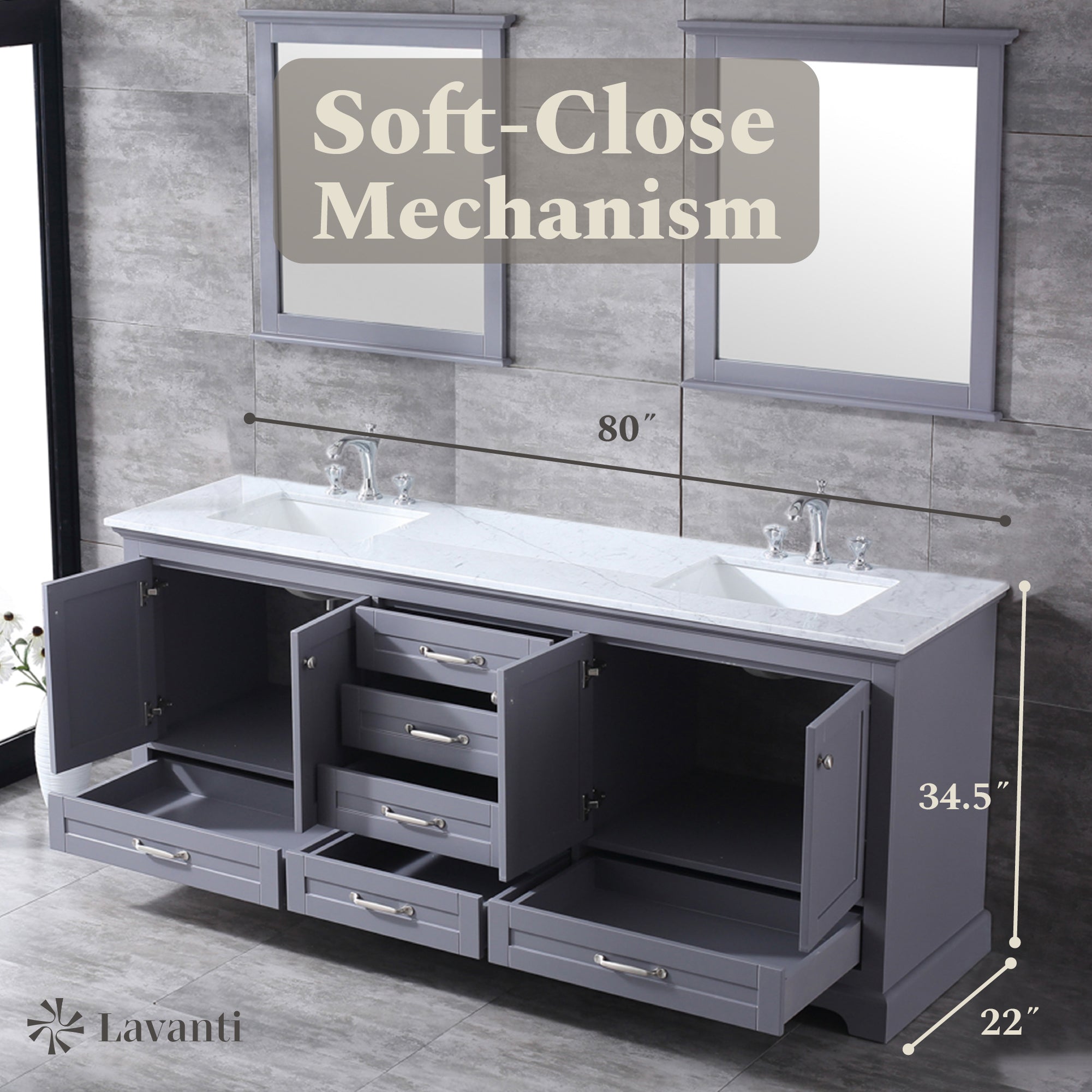 Lavanti Dumiat - Gray 80"
