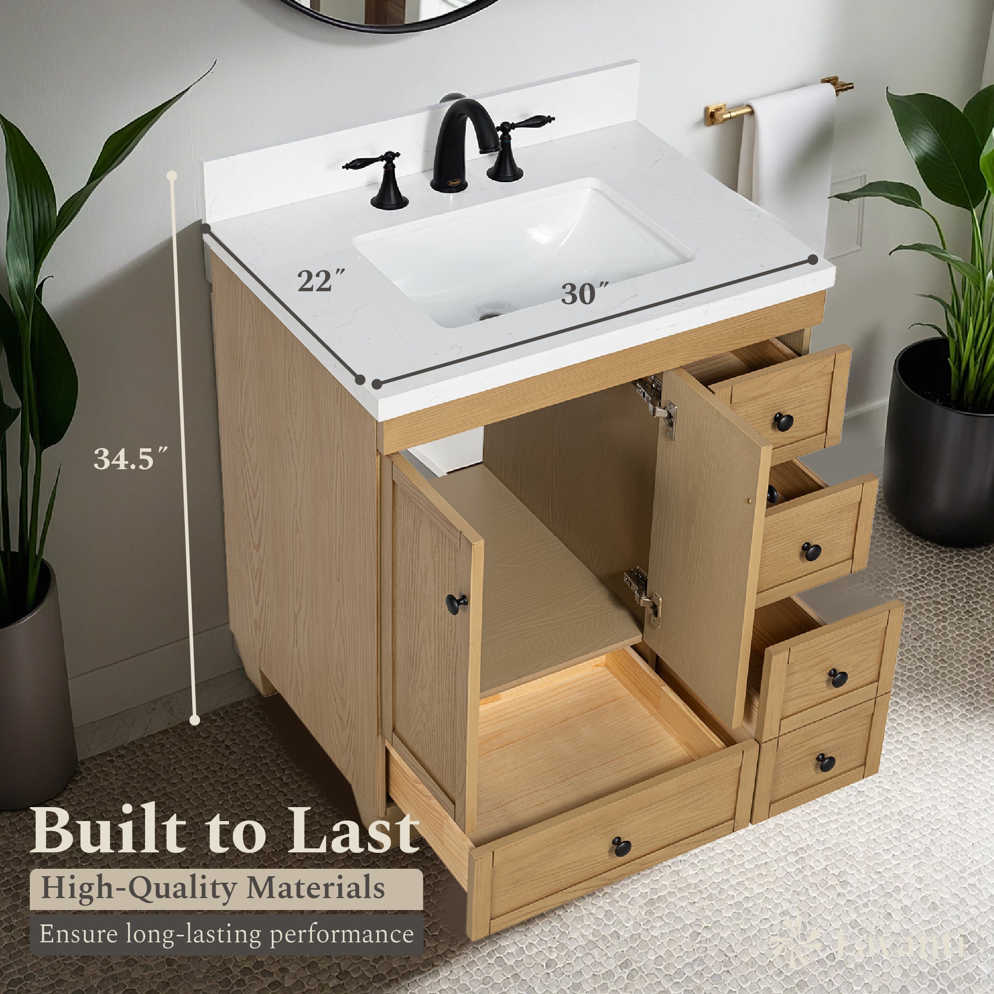Lavanti Depos - Oak 30"