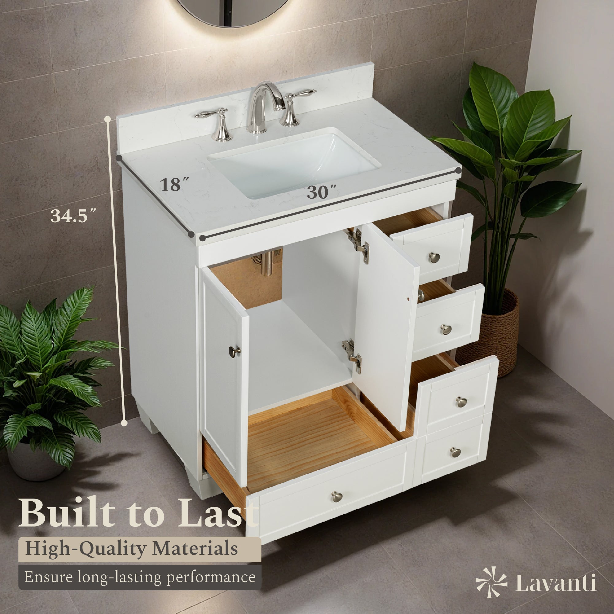 Lavanti Depos - White 30*18"