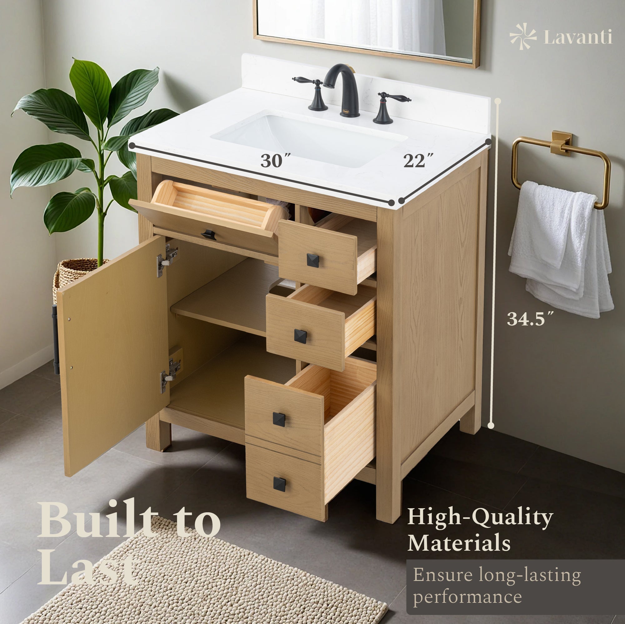 Lavanti Oakford - Oak 30"