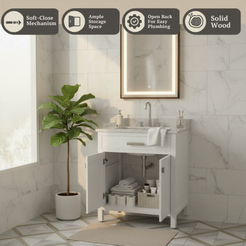 Lavanti Golden - White 30"