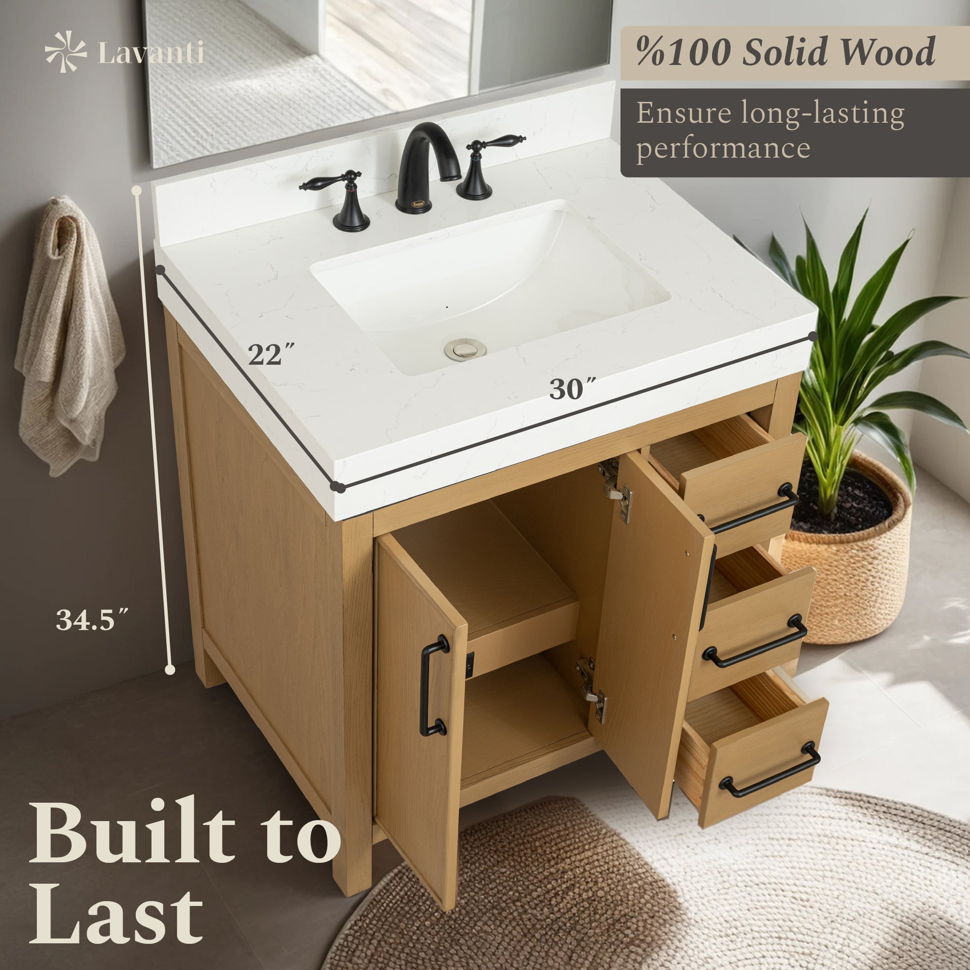 Lavanti Valvet - Oak 30"