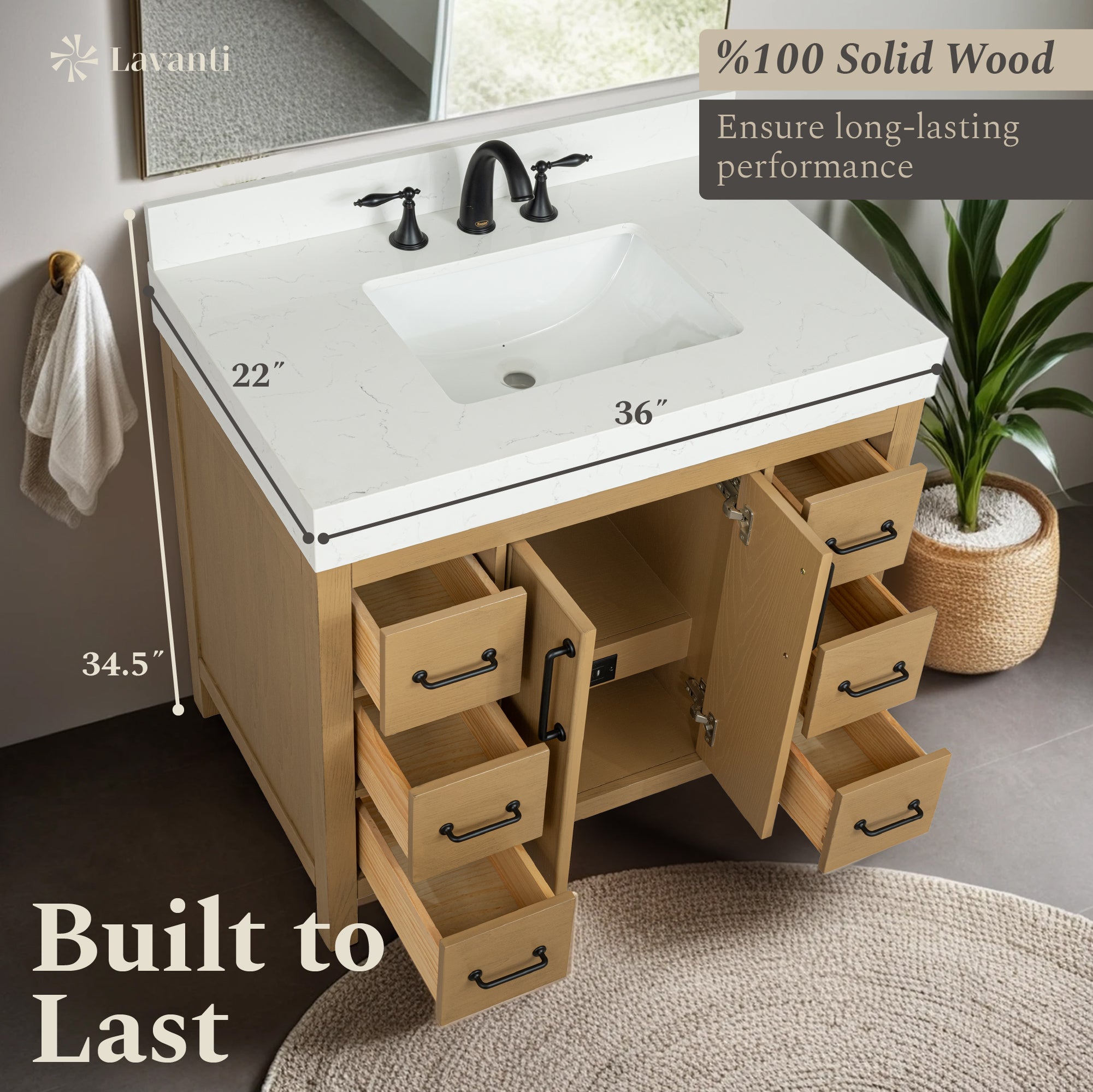 Lavanti Valvet - Oak 36"