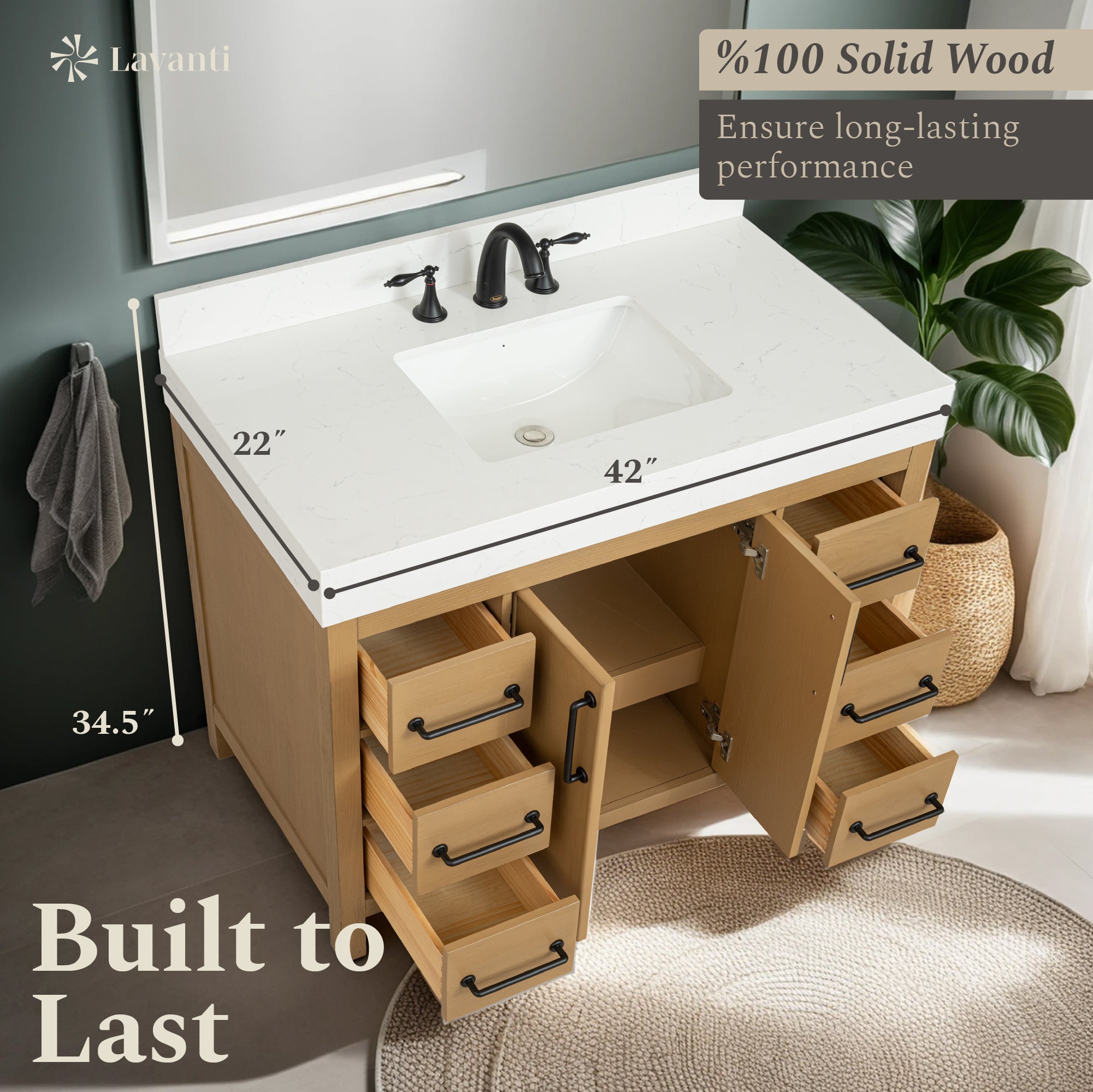 Lavanti Valvet - Oak 42"