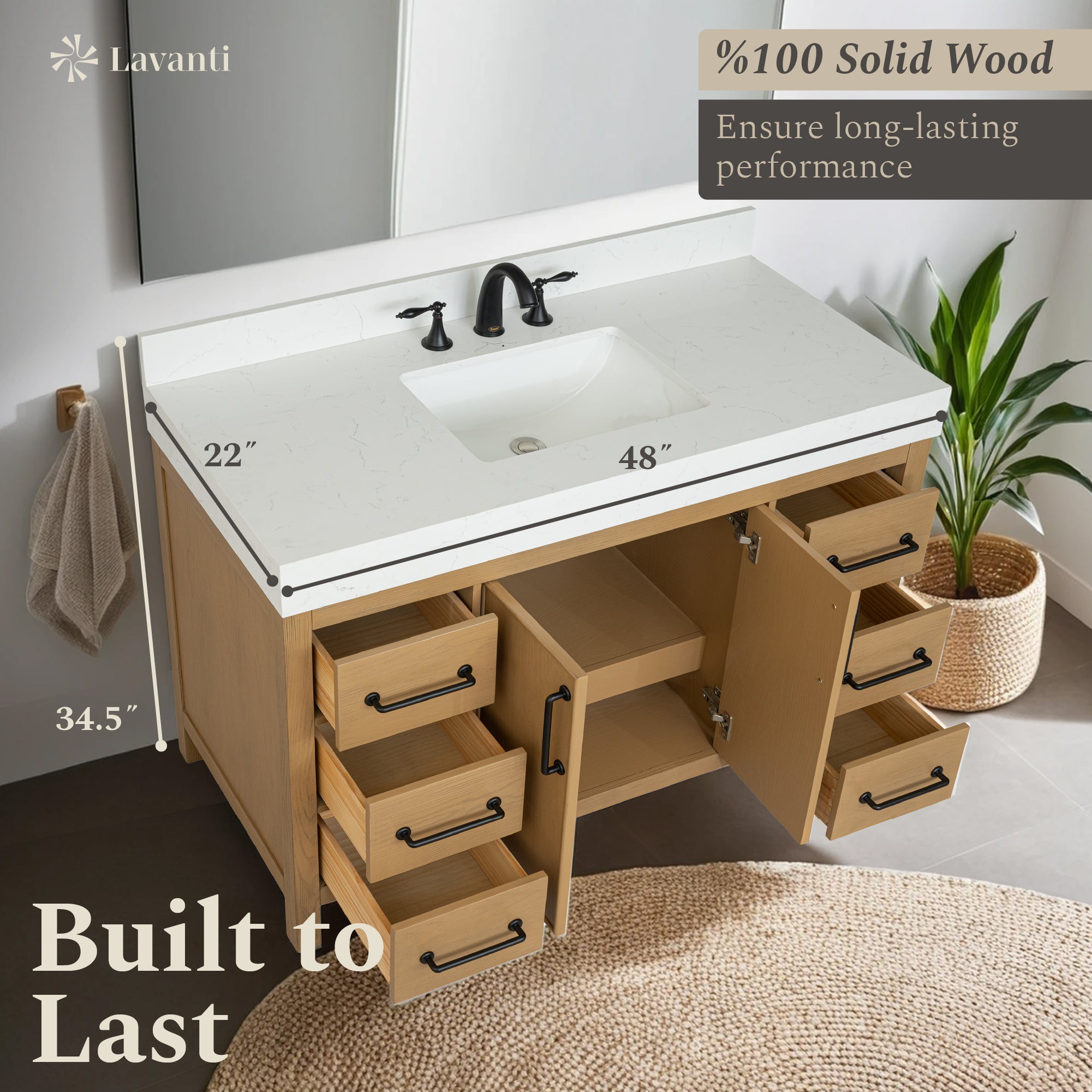 Lavanti Valvet - Oak 48"