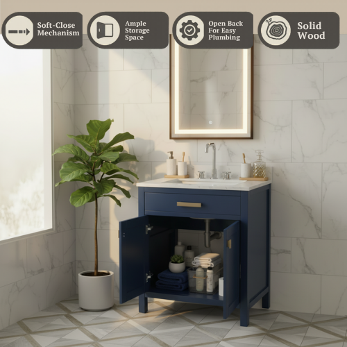 Lavanti Golden - Navy Blue 30"