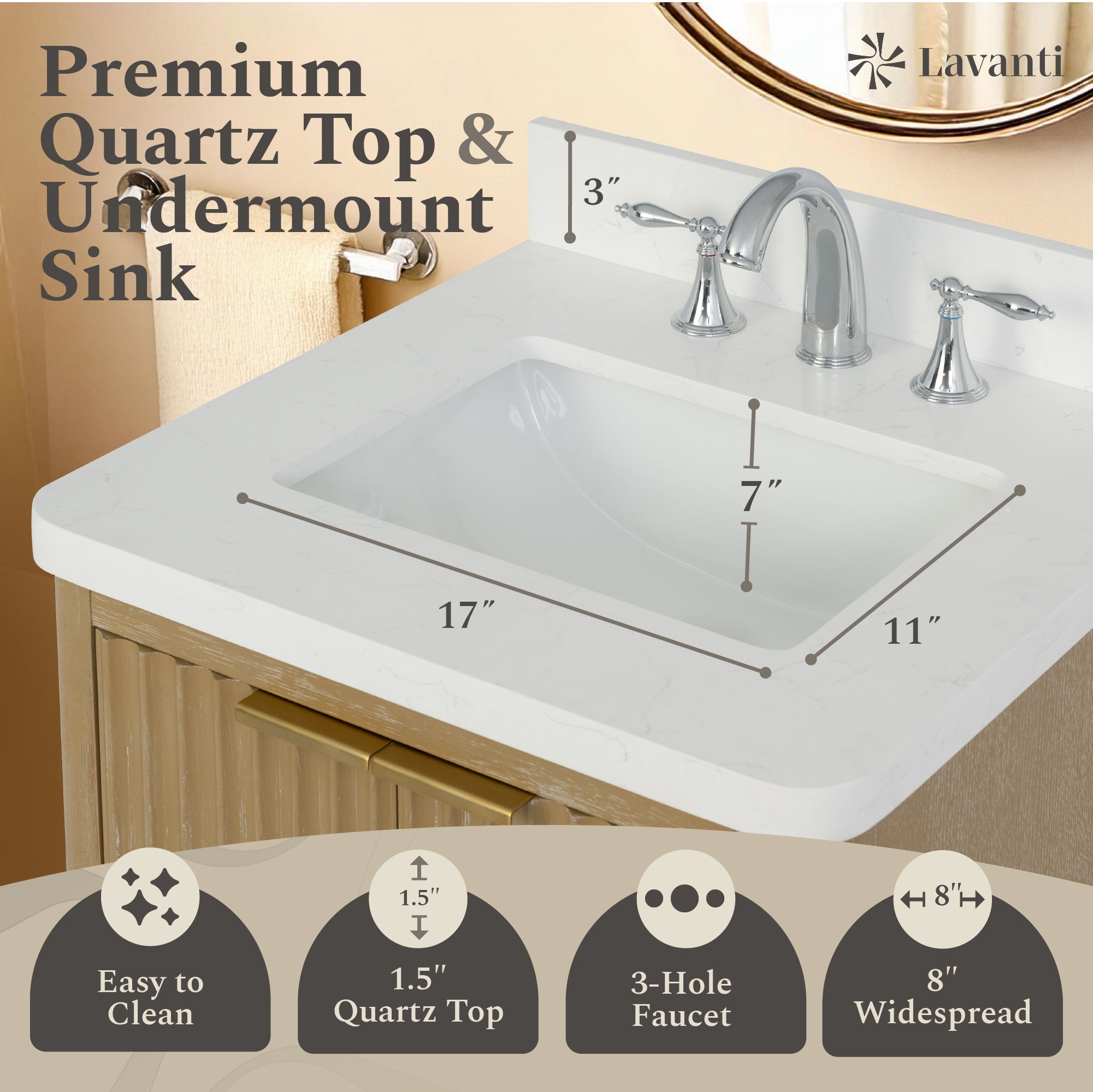 Lavanti Wooderna - Firwood Oak 24"