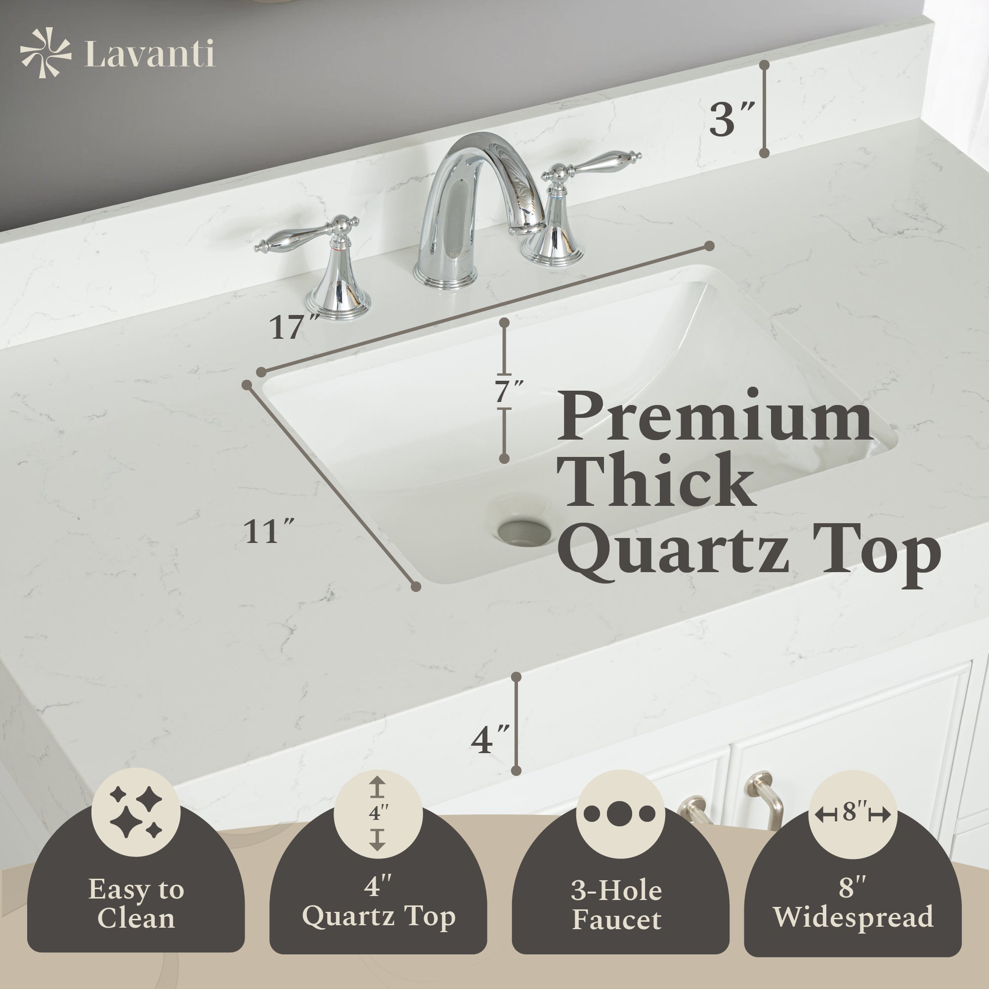 Lavanti Valvet - White 48"