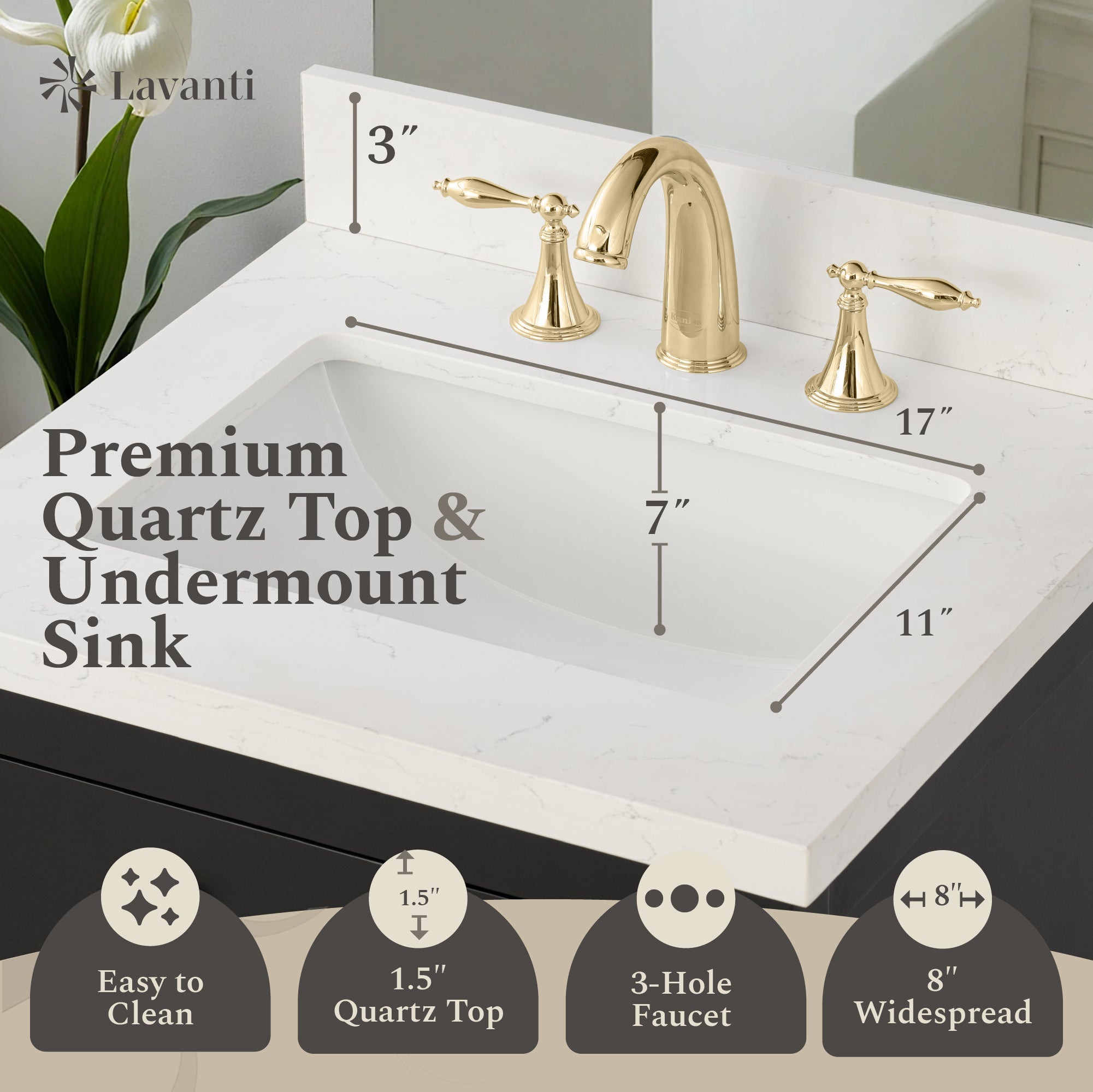Lavanti Oakford - Black 24"