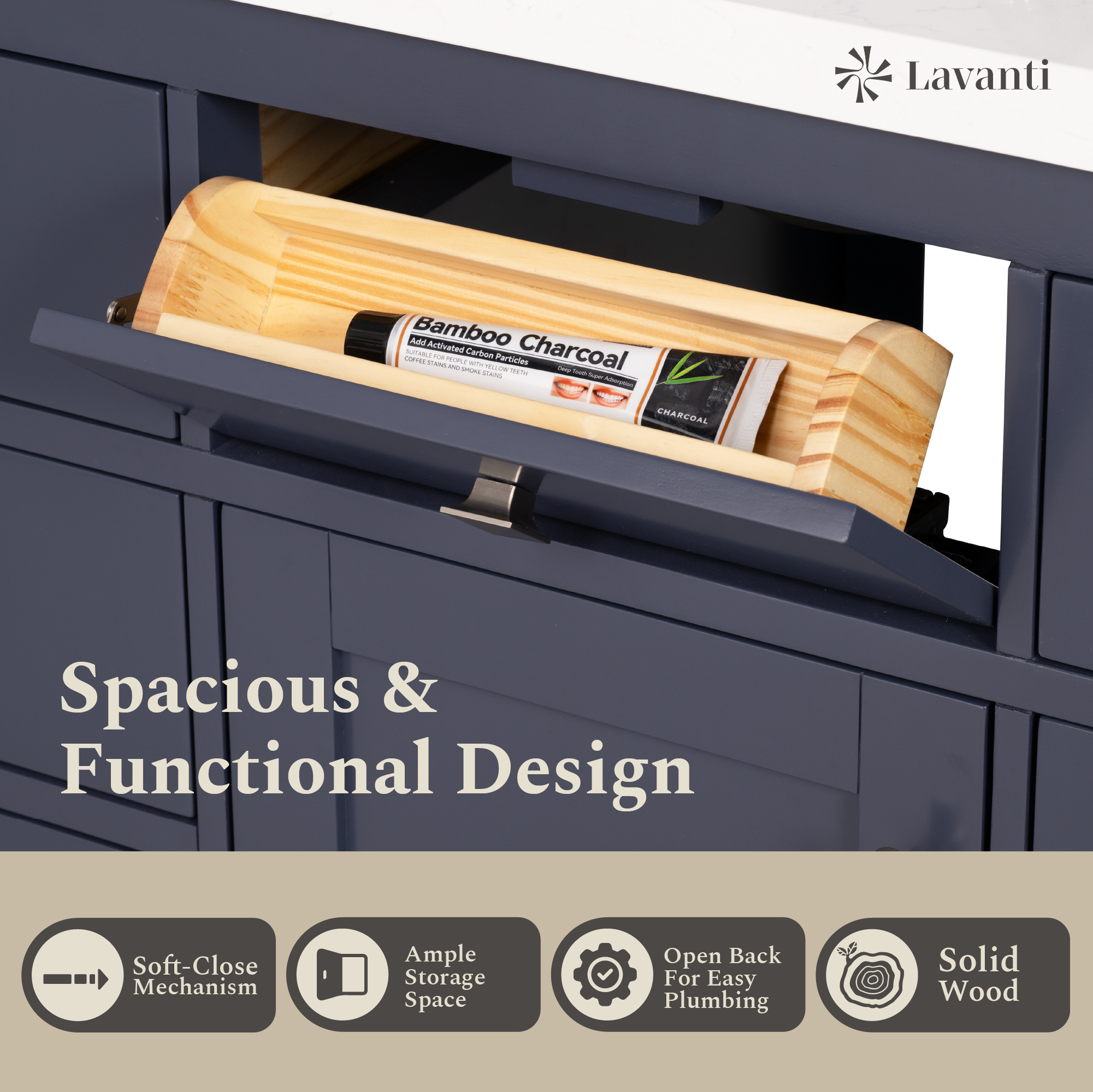 Lavanti Oakford - Navy Blue 42"