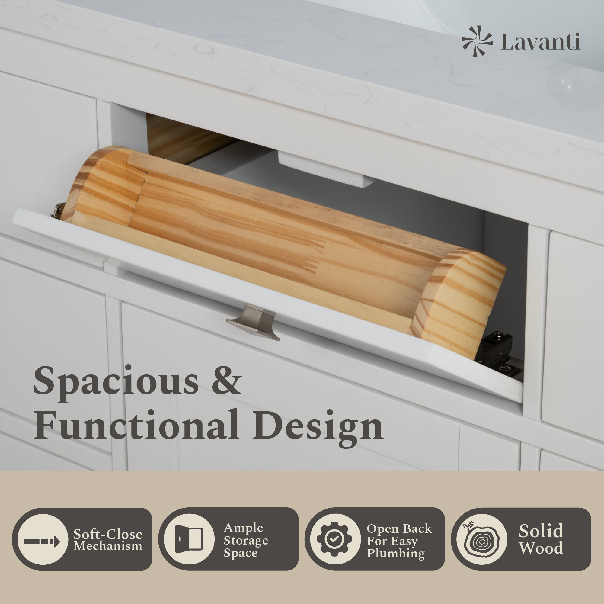 Lavanti Oakford - White 60"