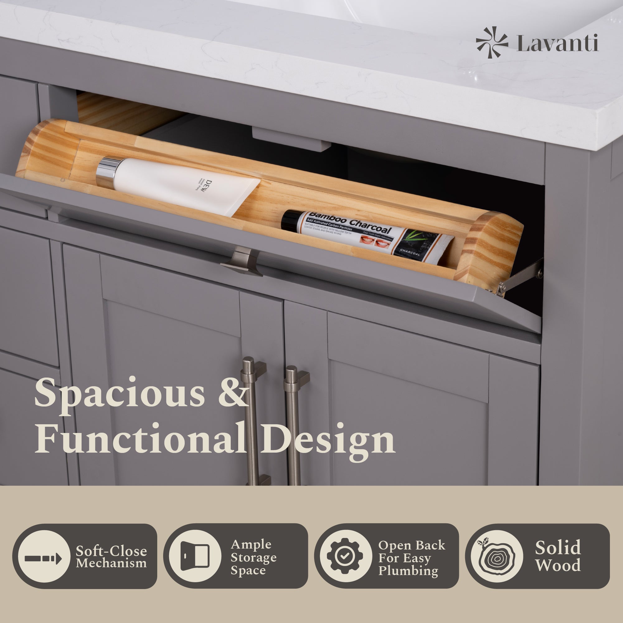 Lavanti Oakford - Gray 60"